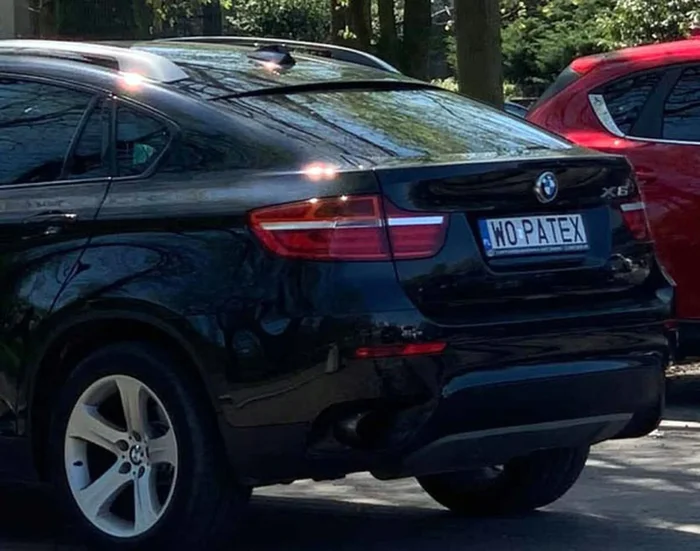 Fajny numer, blacha W0 PATEX