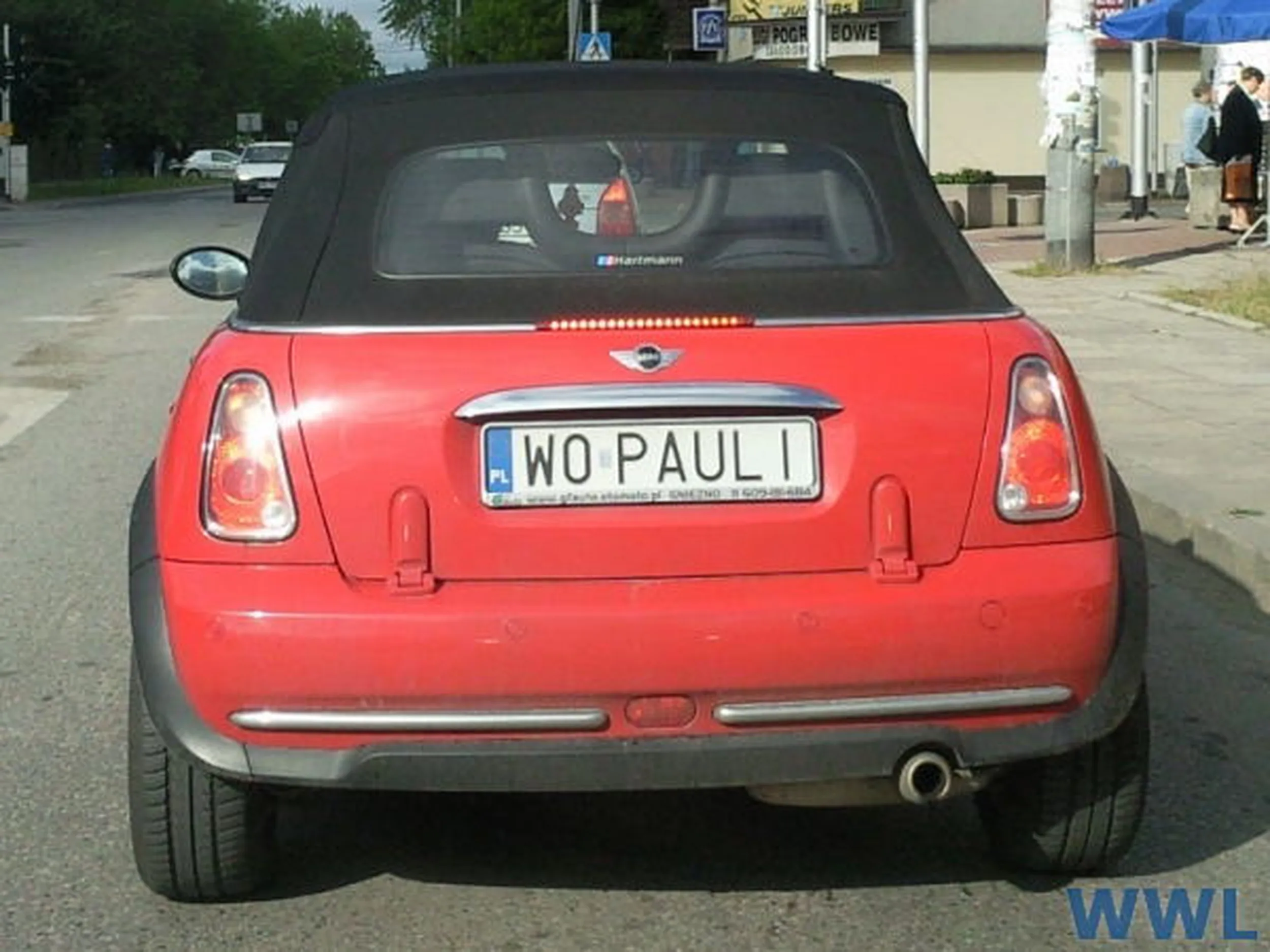 Fajny numer, blacha W0 PAULI