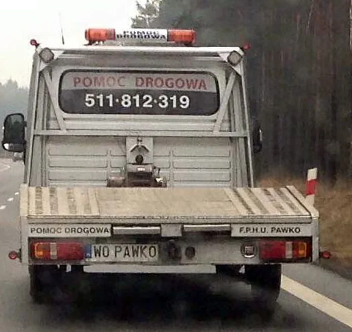 Fajny numer, blacha W0 PAWKO