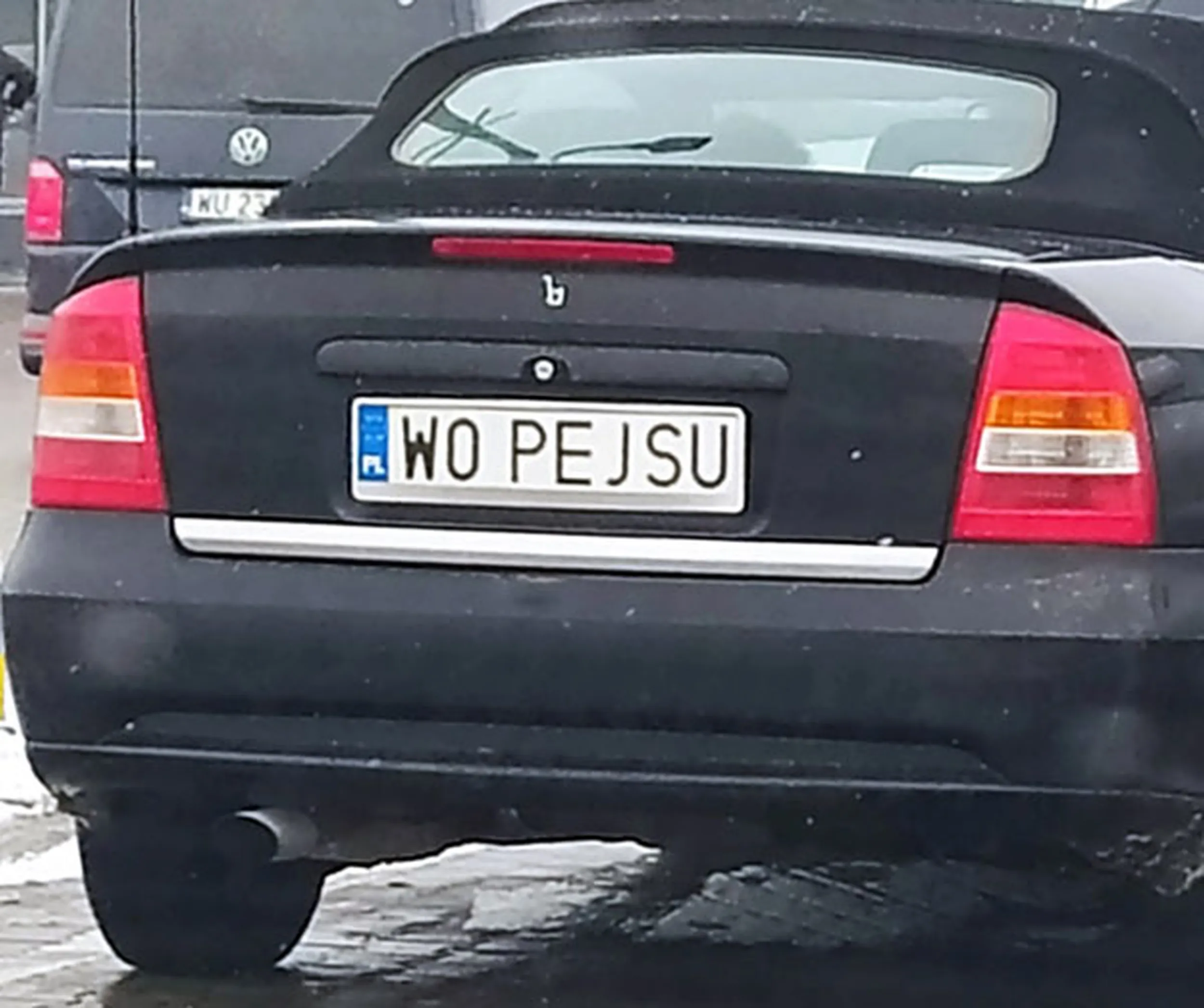 Fajny numer, blacha W0 PEJSU