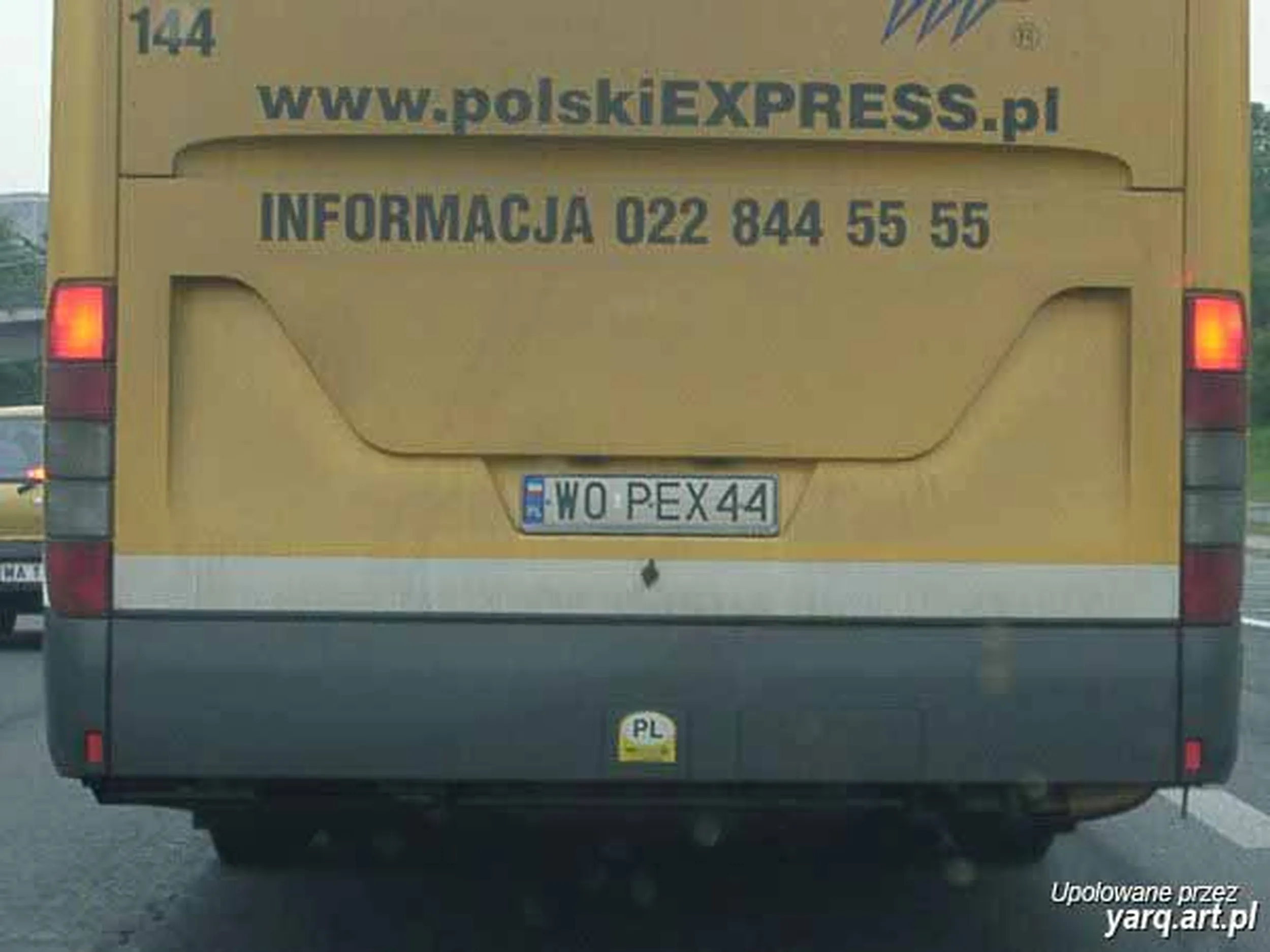 Fajny numer, blacha W0 PEX44