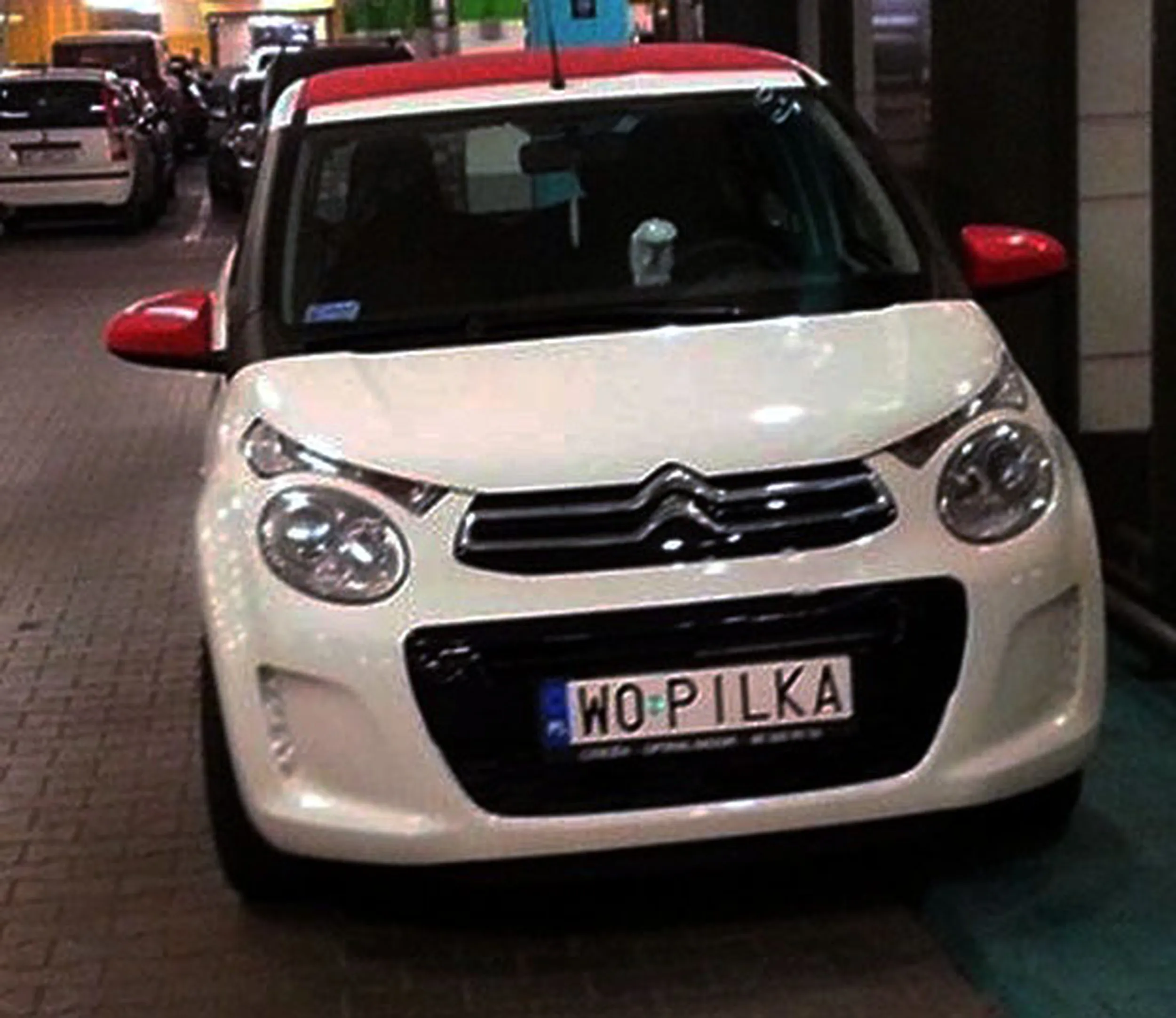 Fajny numer, blacha W0 PILKA