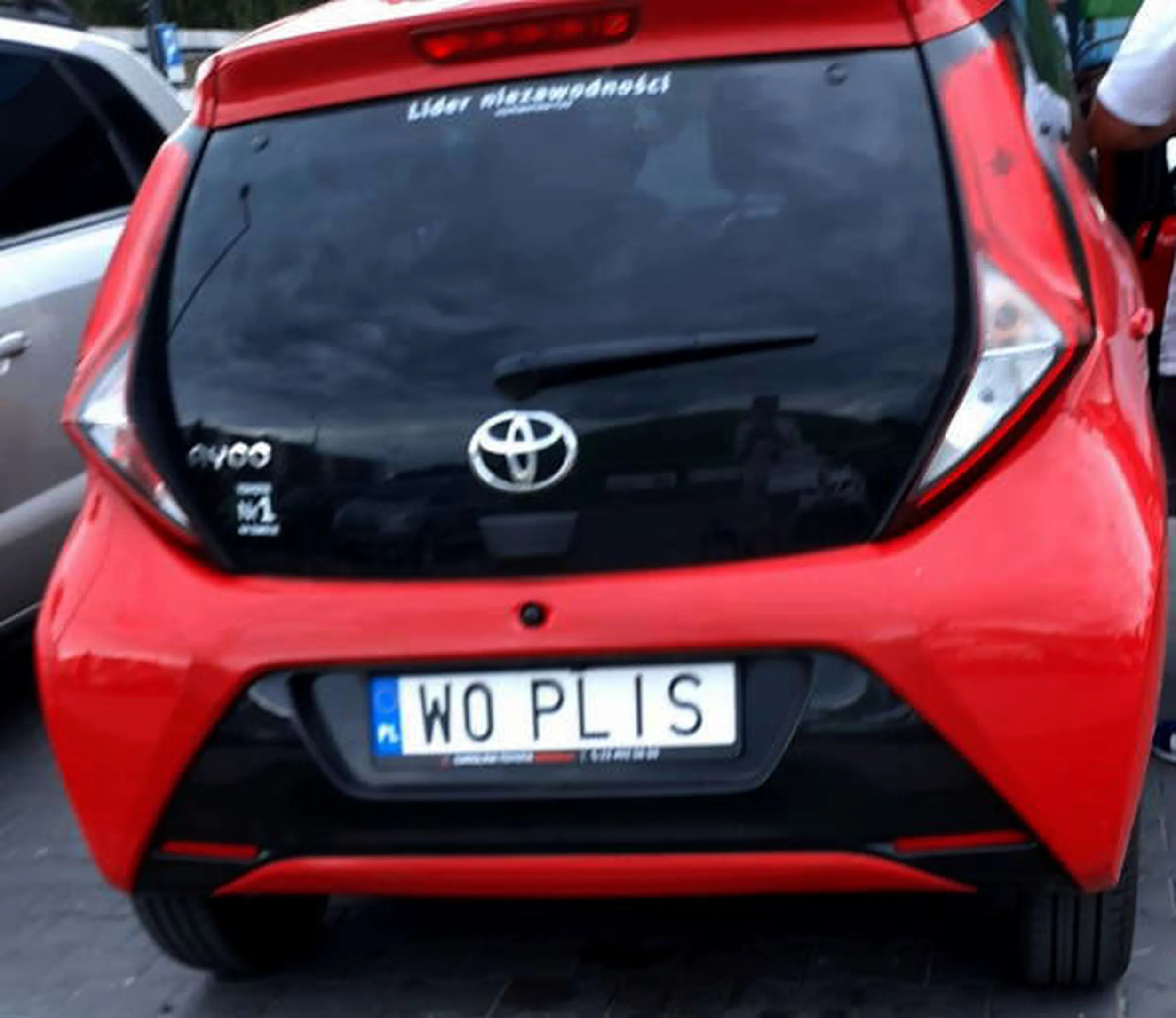 Fajny numer, blacha W0 PLIS