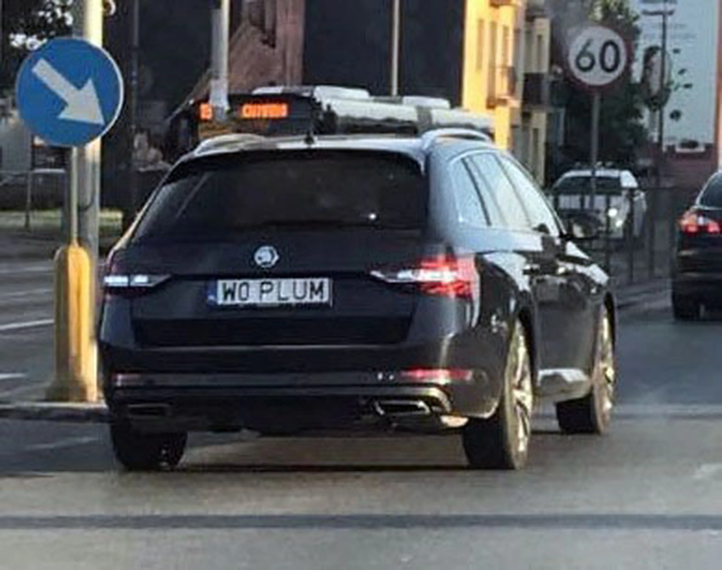 Fajny numer, blacha W0 PLUM