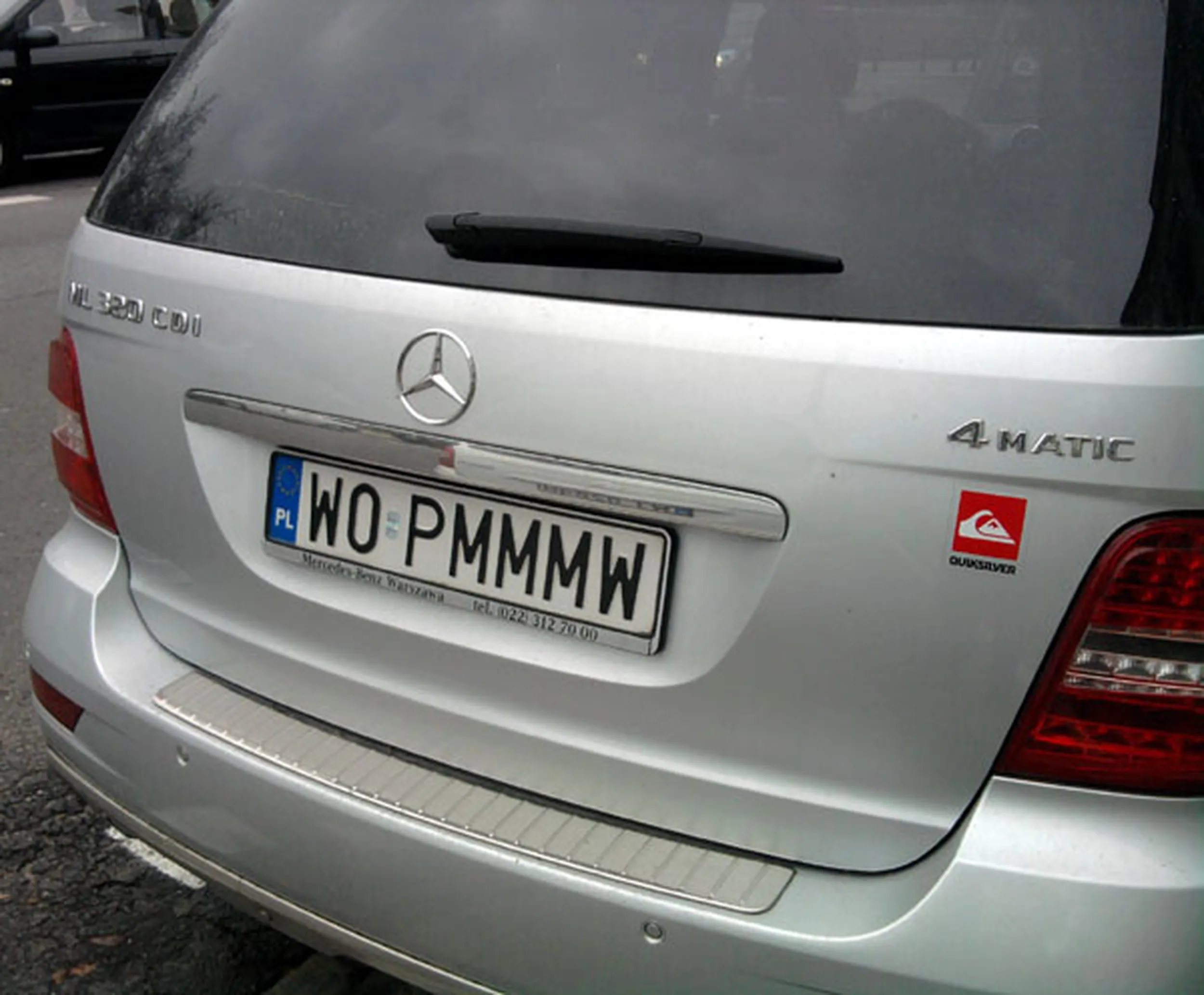 Fajny numer, blacha W0 PMMMW