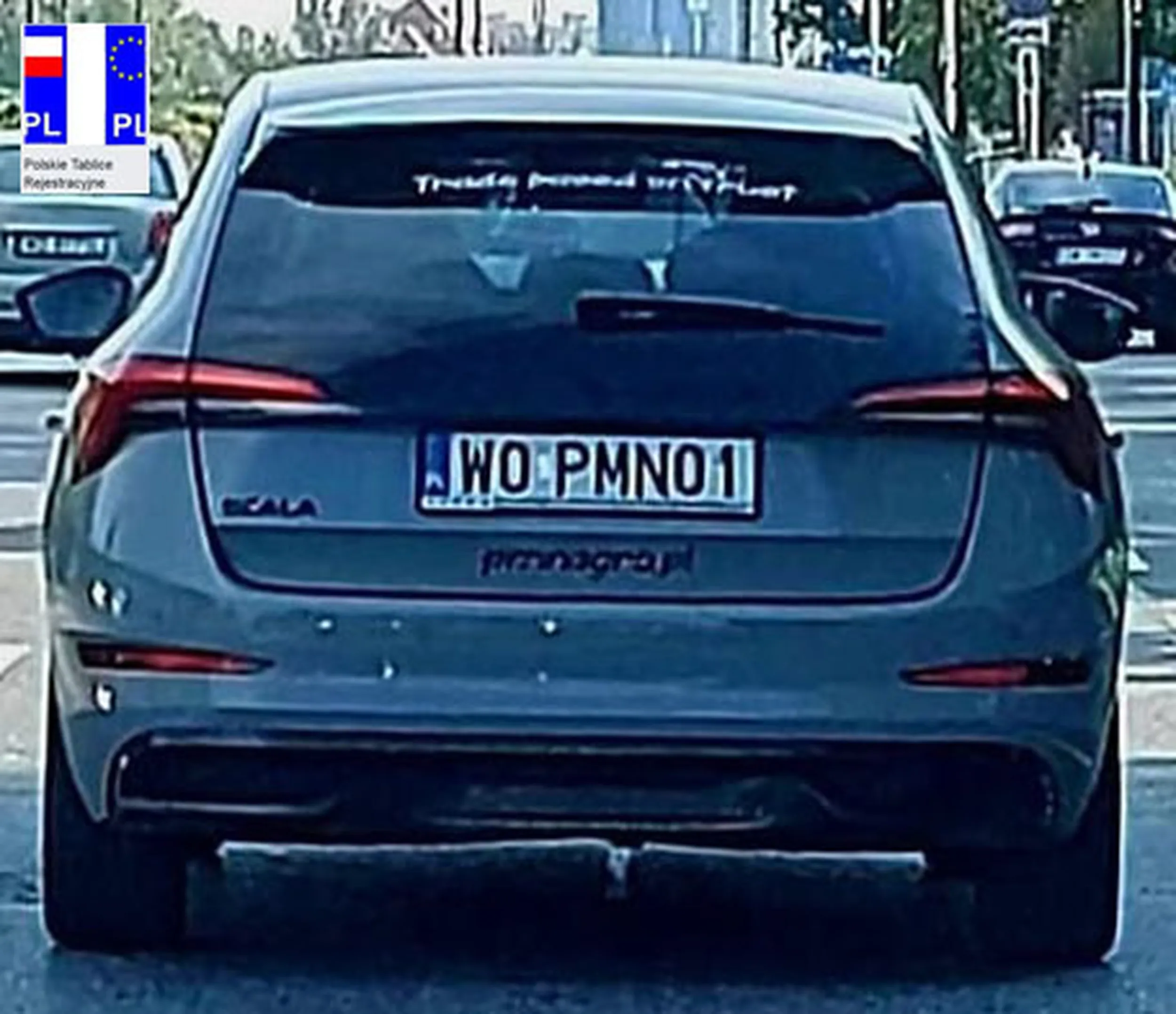 Fajny numer, blacha W0 PMN01