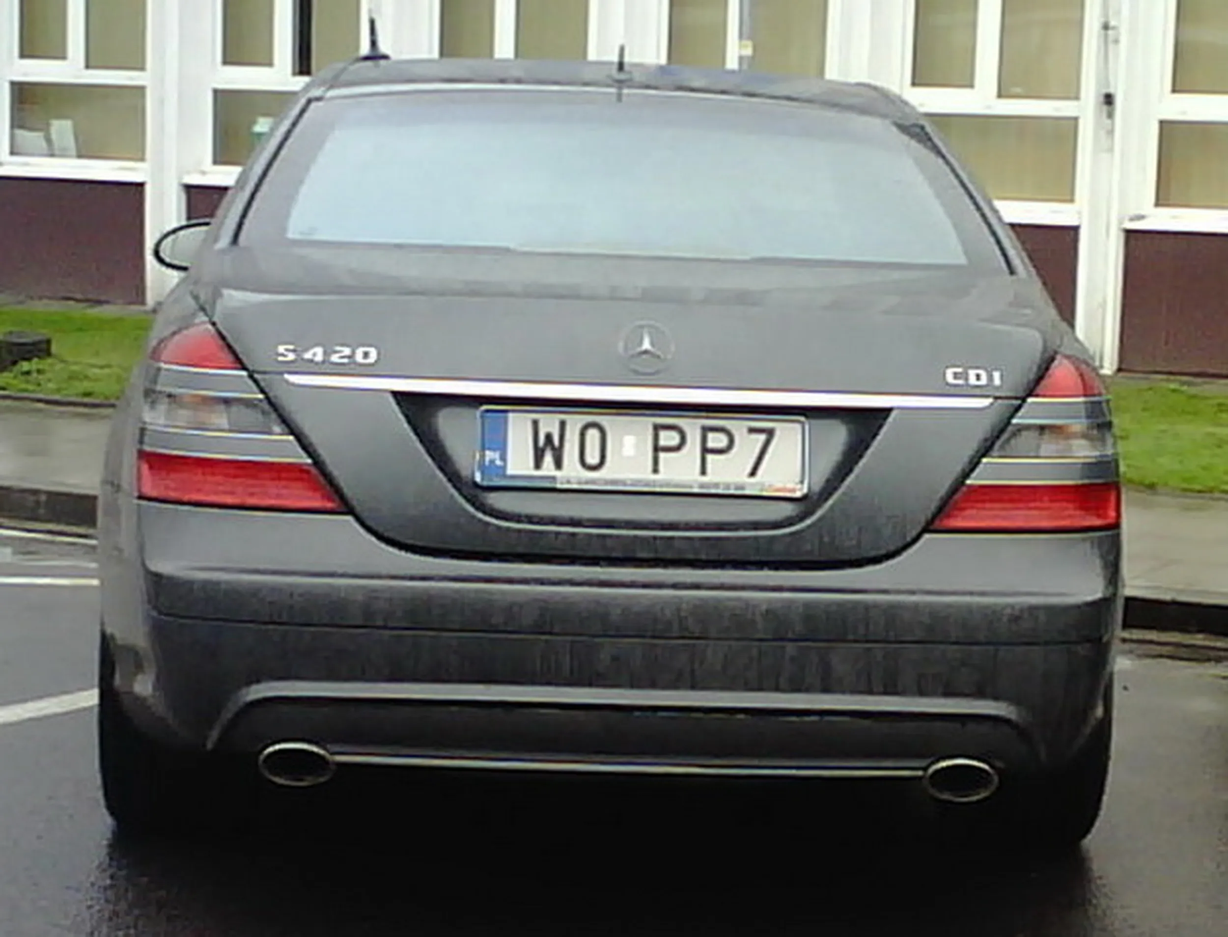 Fajny numer, blacha W0 PP7