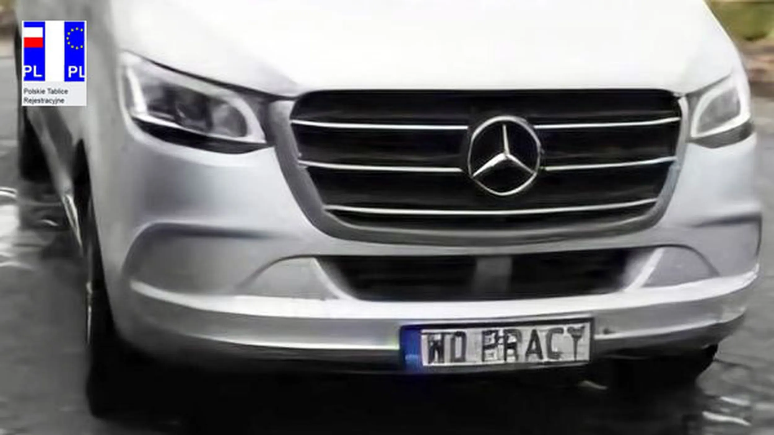 Fajny numer, blacha W0 PRACY