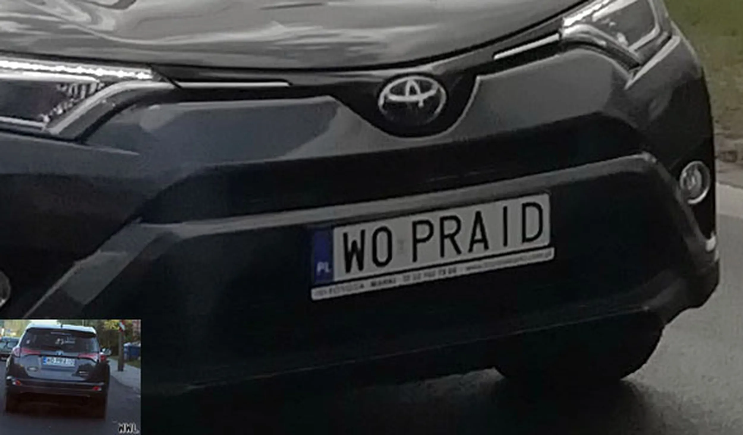 Fajny numer, blacha W0 PRAID