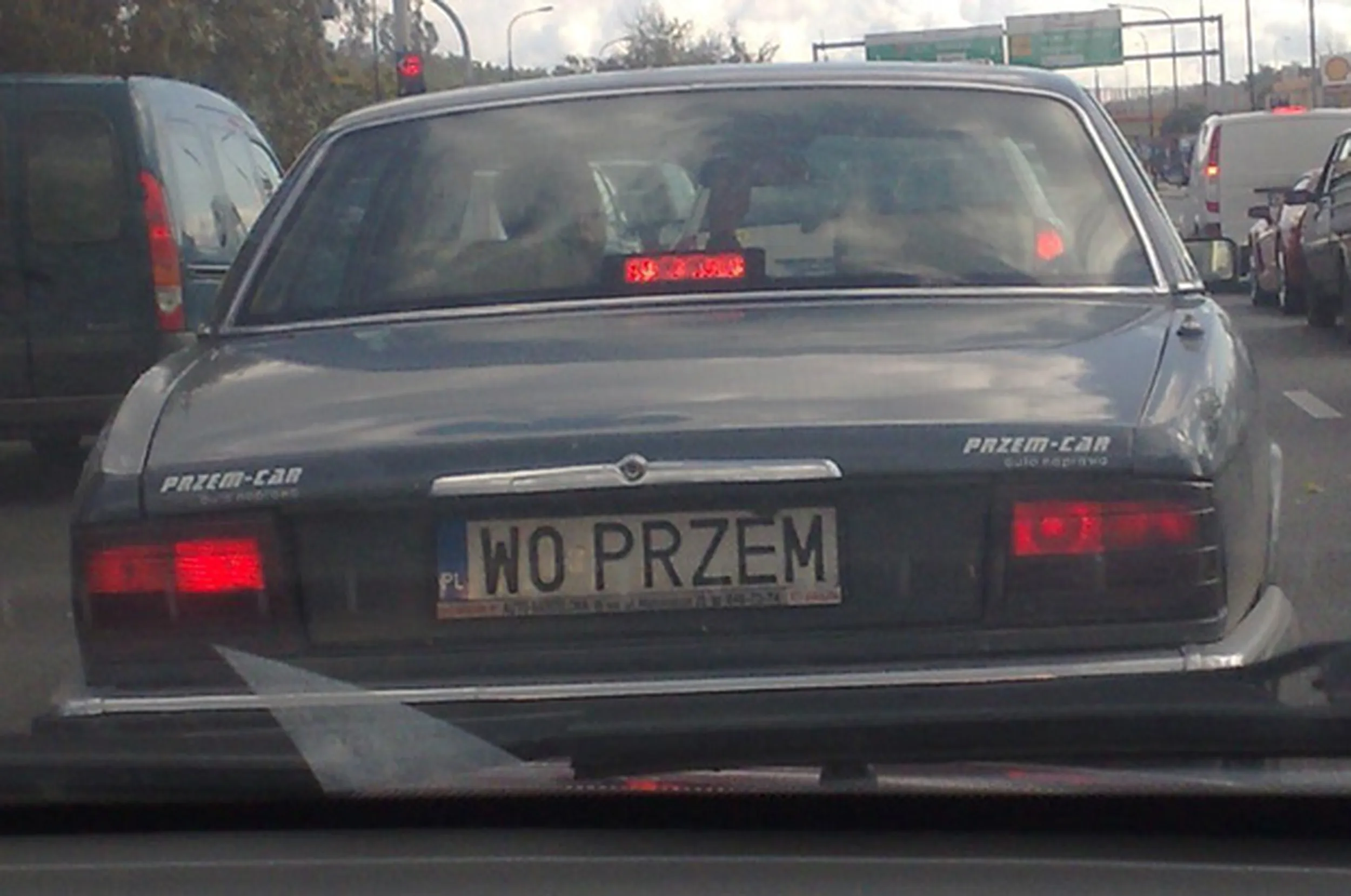 Fajny numer, blacha W0 PRZEM
