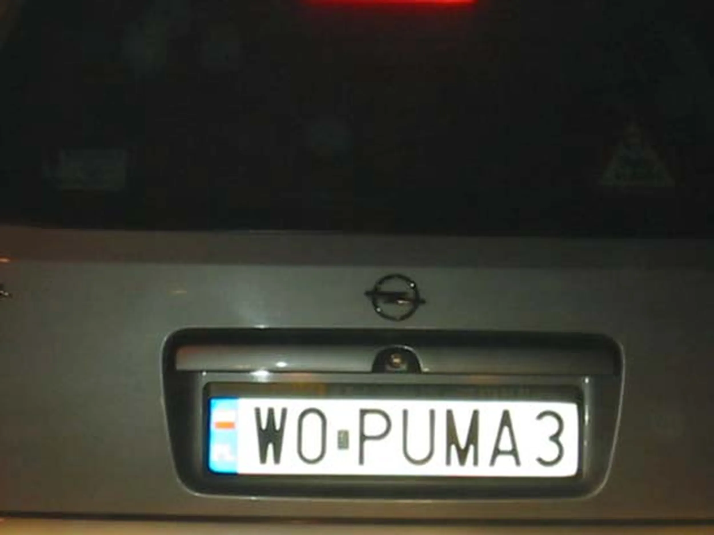Fajny numer, blacha W0 PUMA3