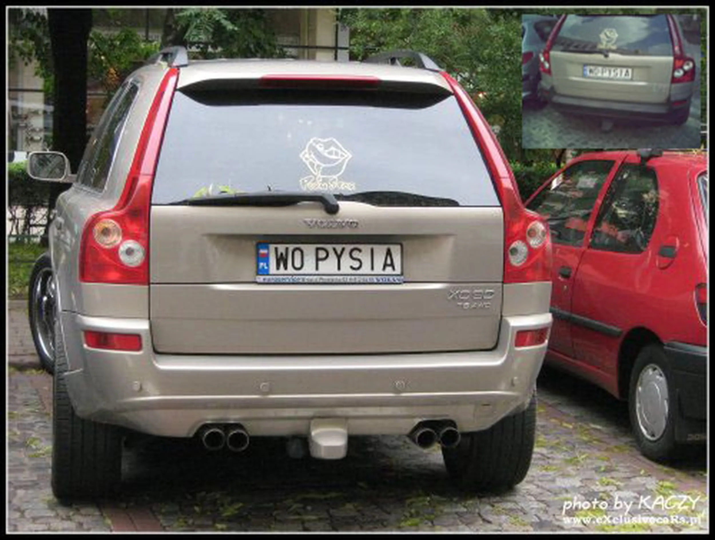 Fajny numer, blacha W0 PYSIA