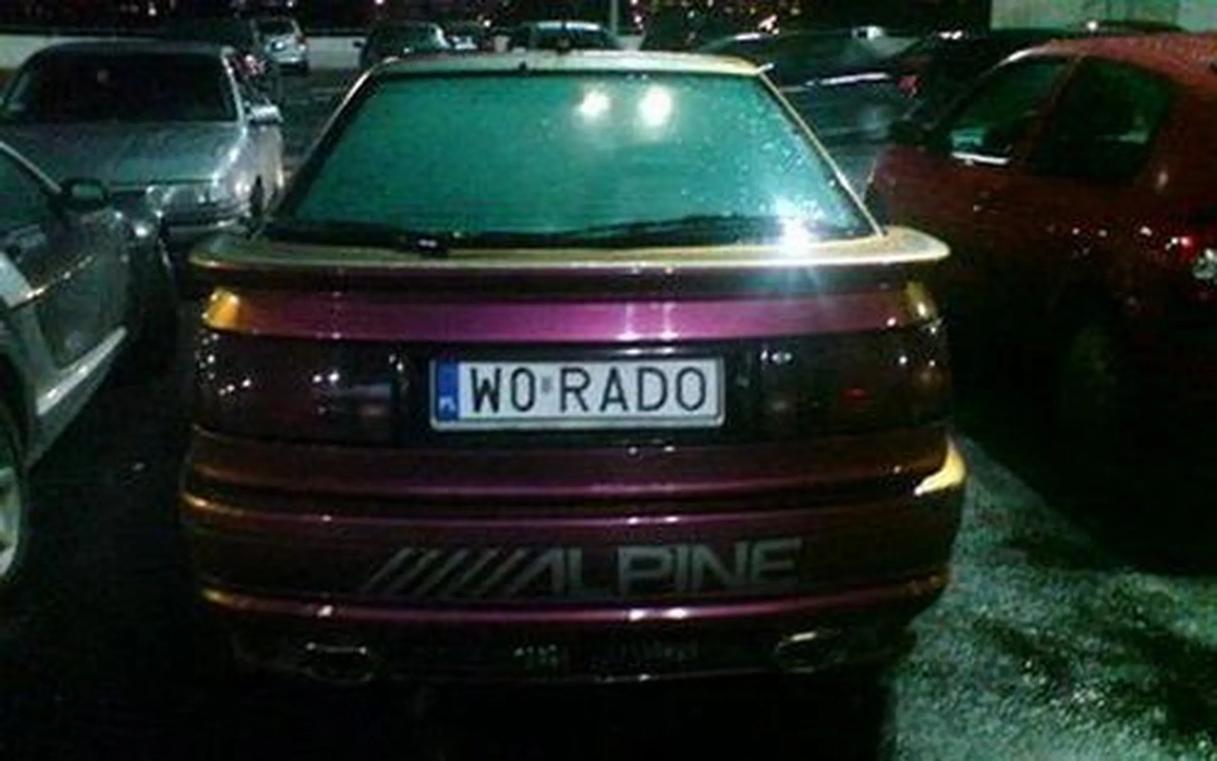 Fajny numer, blacha W0 RADO