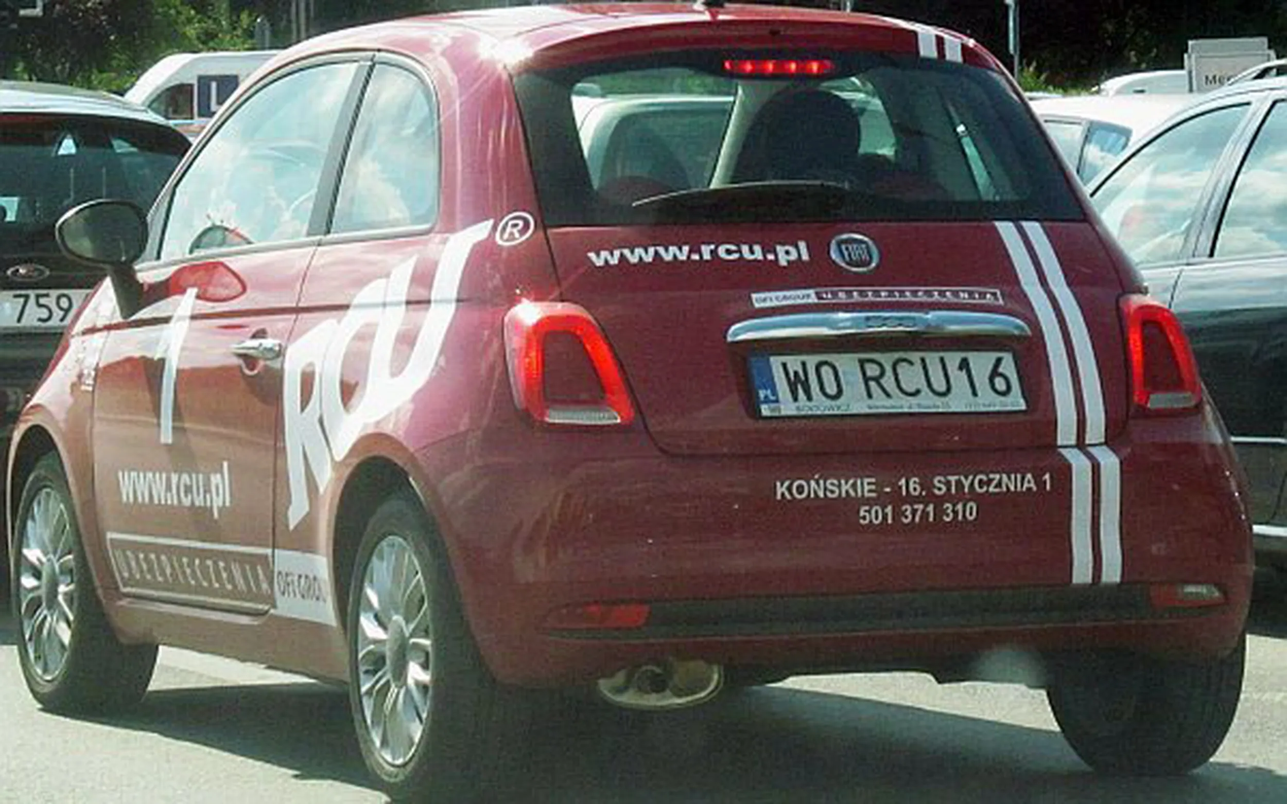 Fajny numer, blacha W0 RCU16