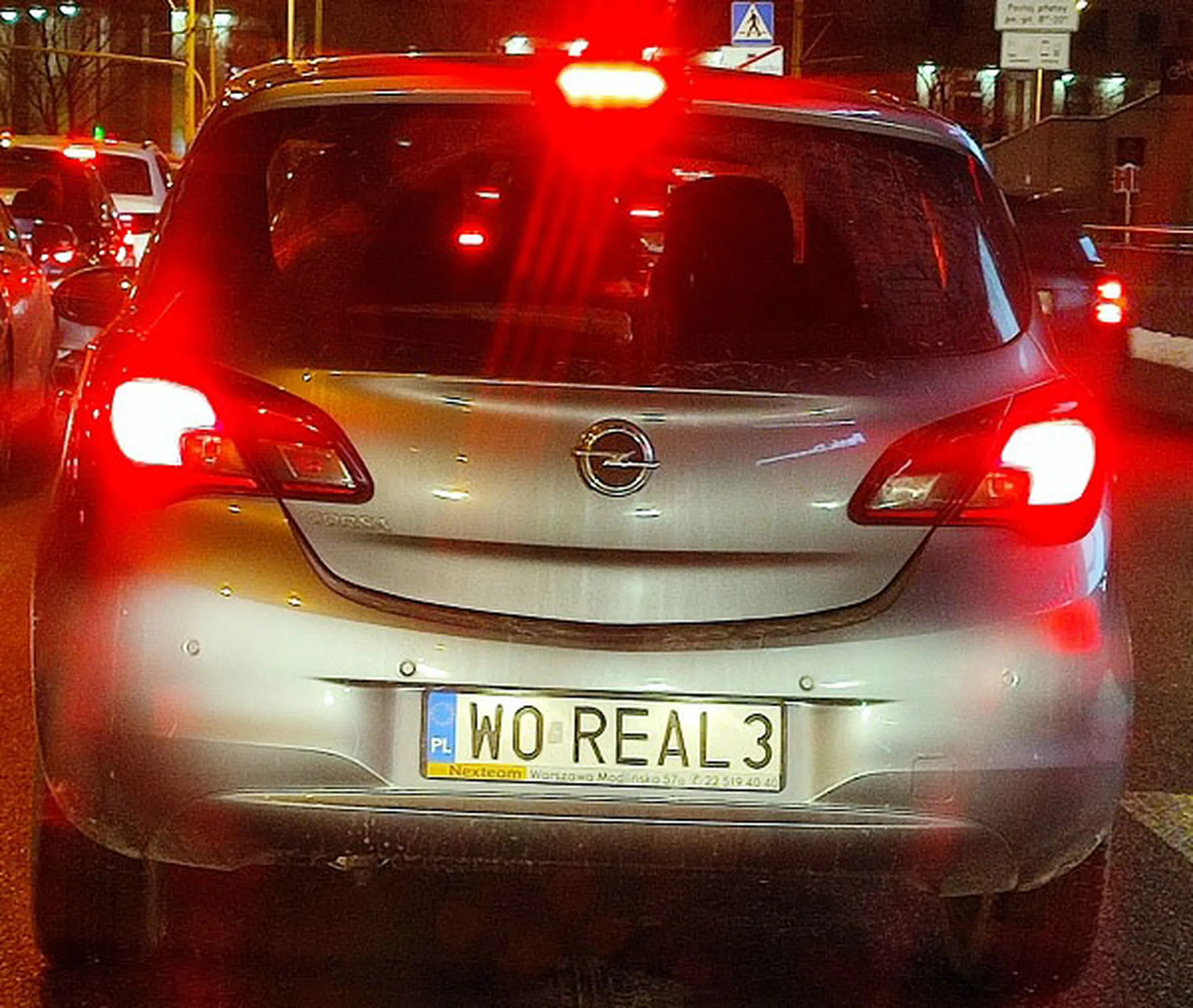 Fajny numer, blacha W0 REAL3