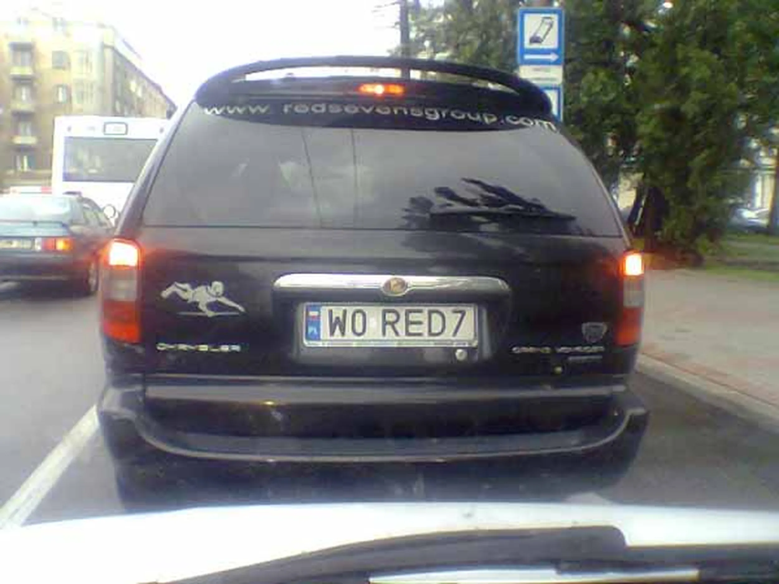 Fajny numer, blacha W0 RED7