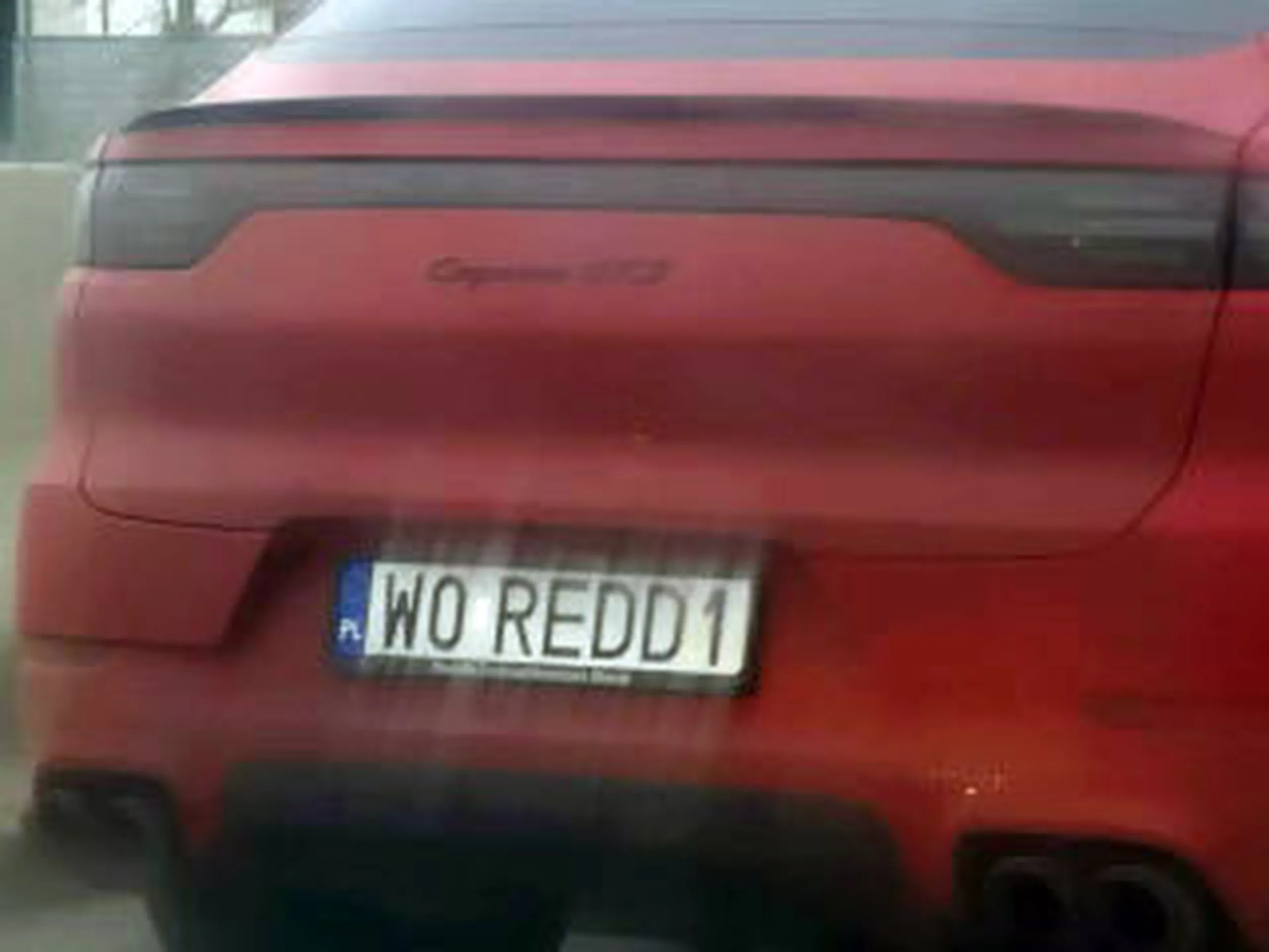 Fajny numer, blacha W0 REDD1