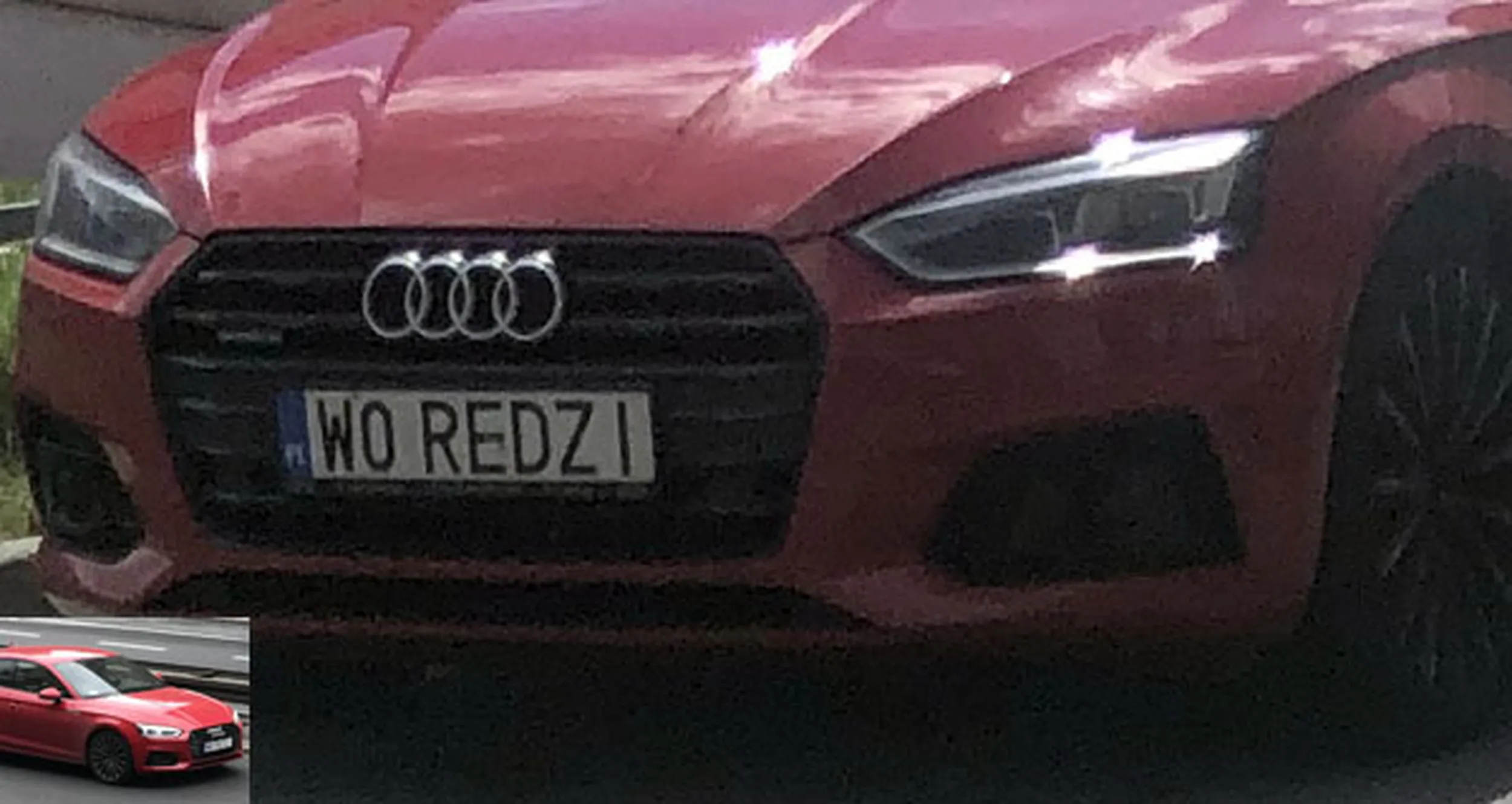 Fajny numer, blacha W0 REDZI