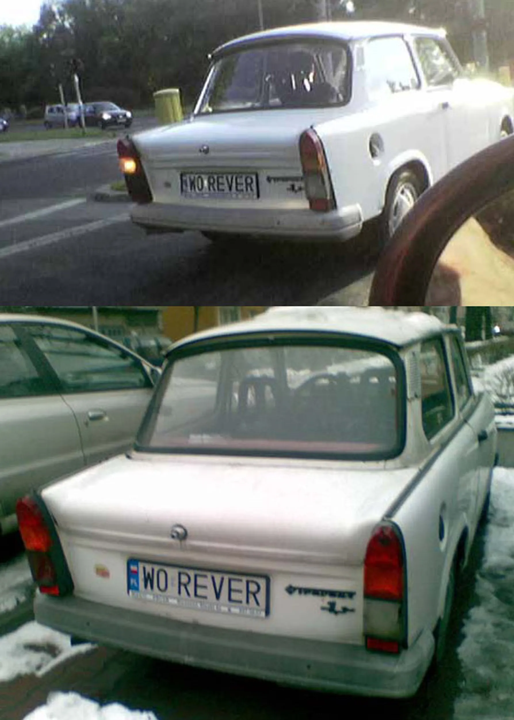 Fajny numer, blacha W0 REVER