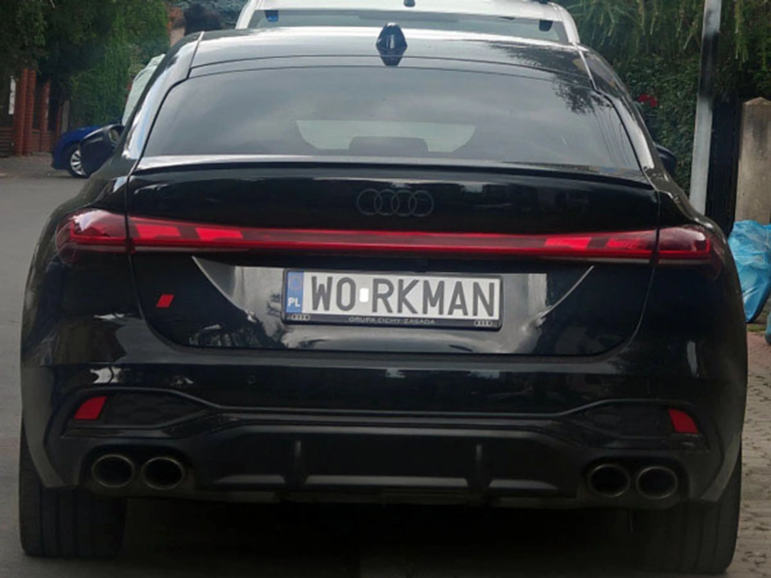 Fajny numer, blacha W0 RKMAN