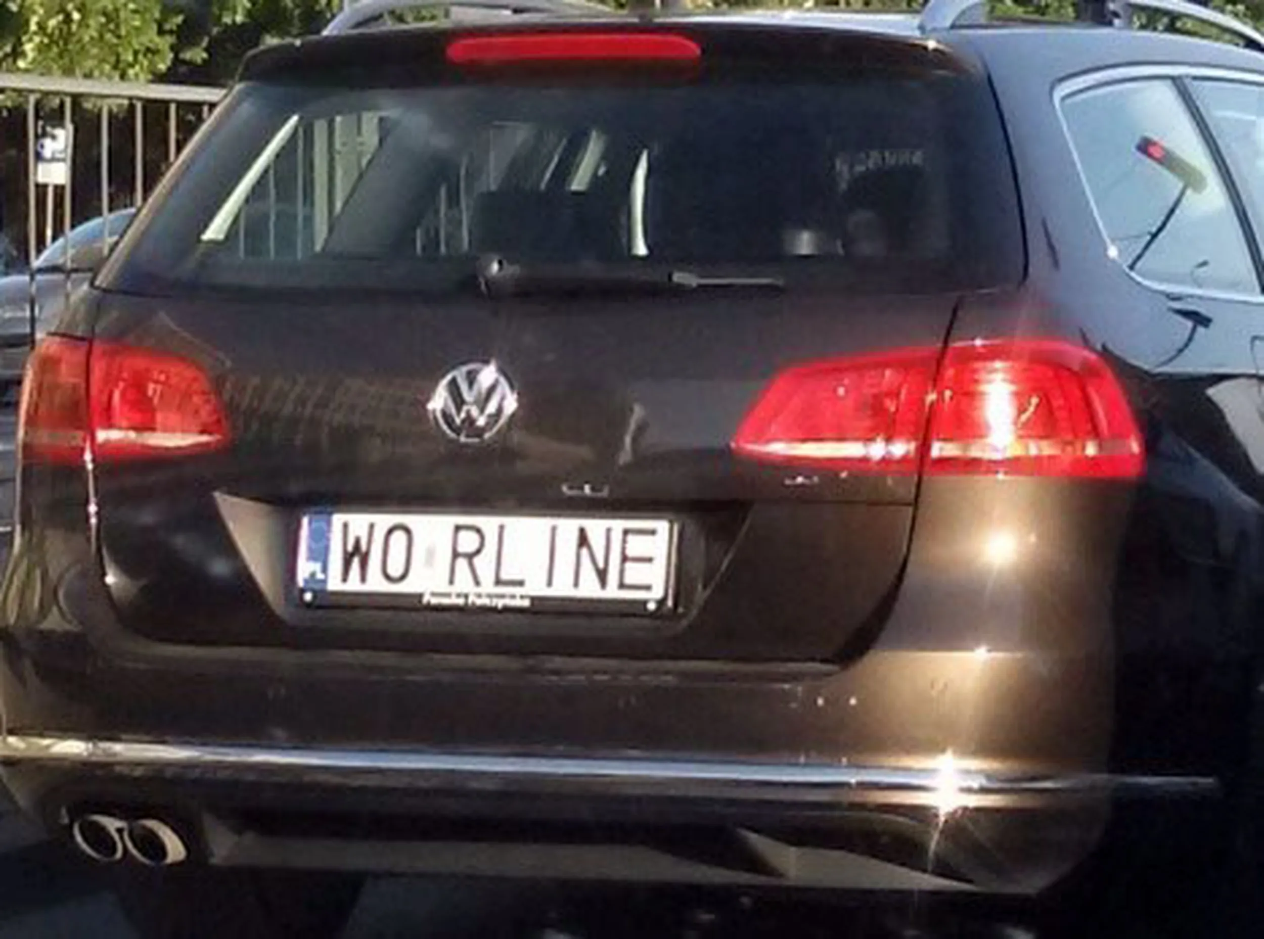 Fajny numer, blacha W0 RLINE