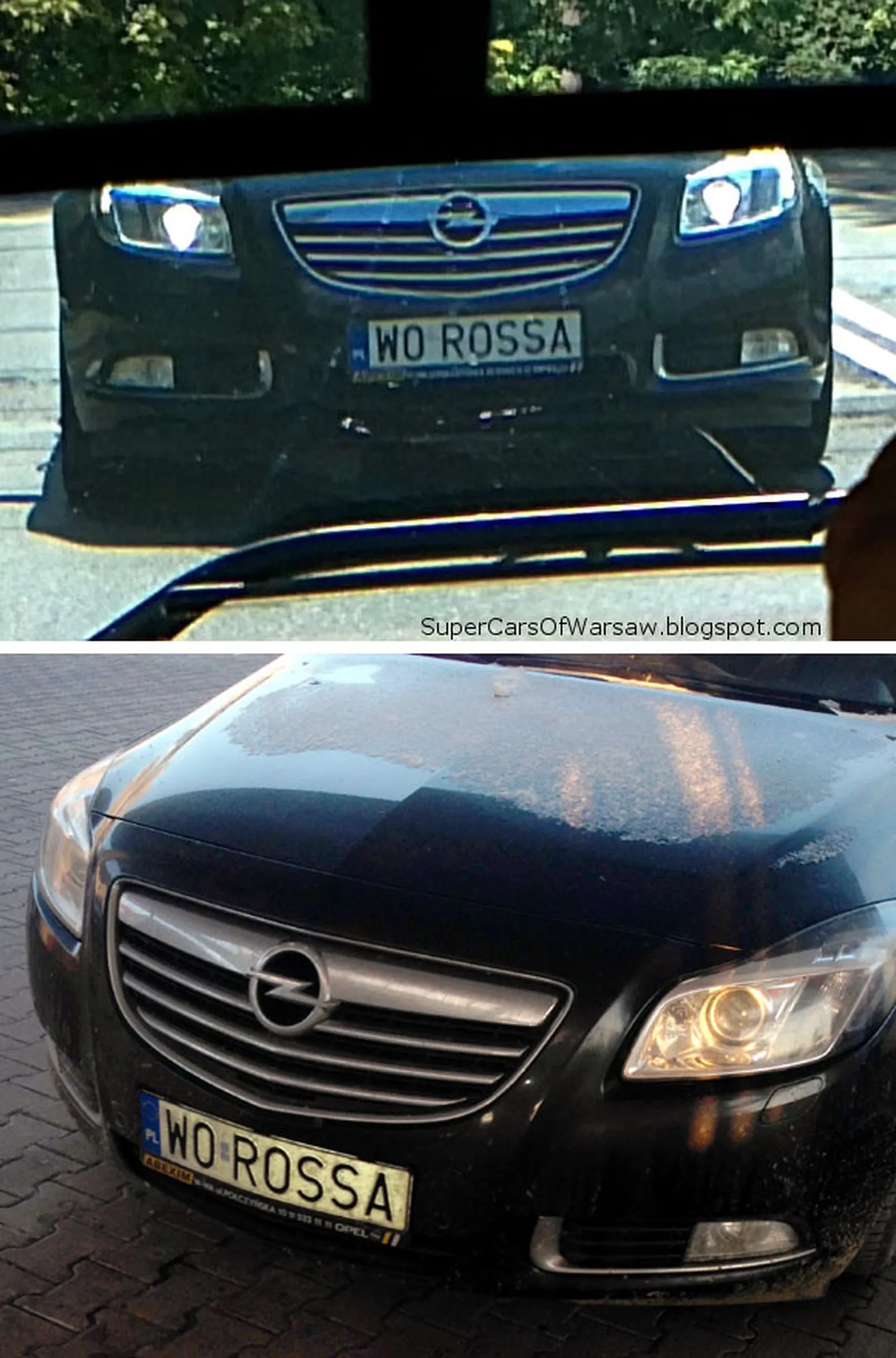 Fajny numer, blacha W0 ROSSA