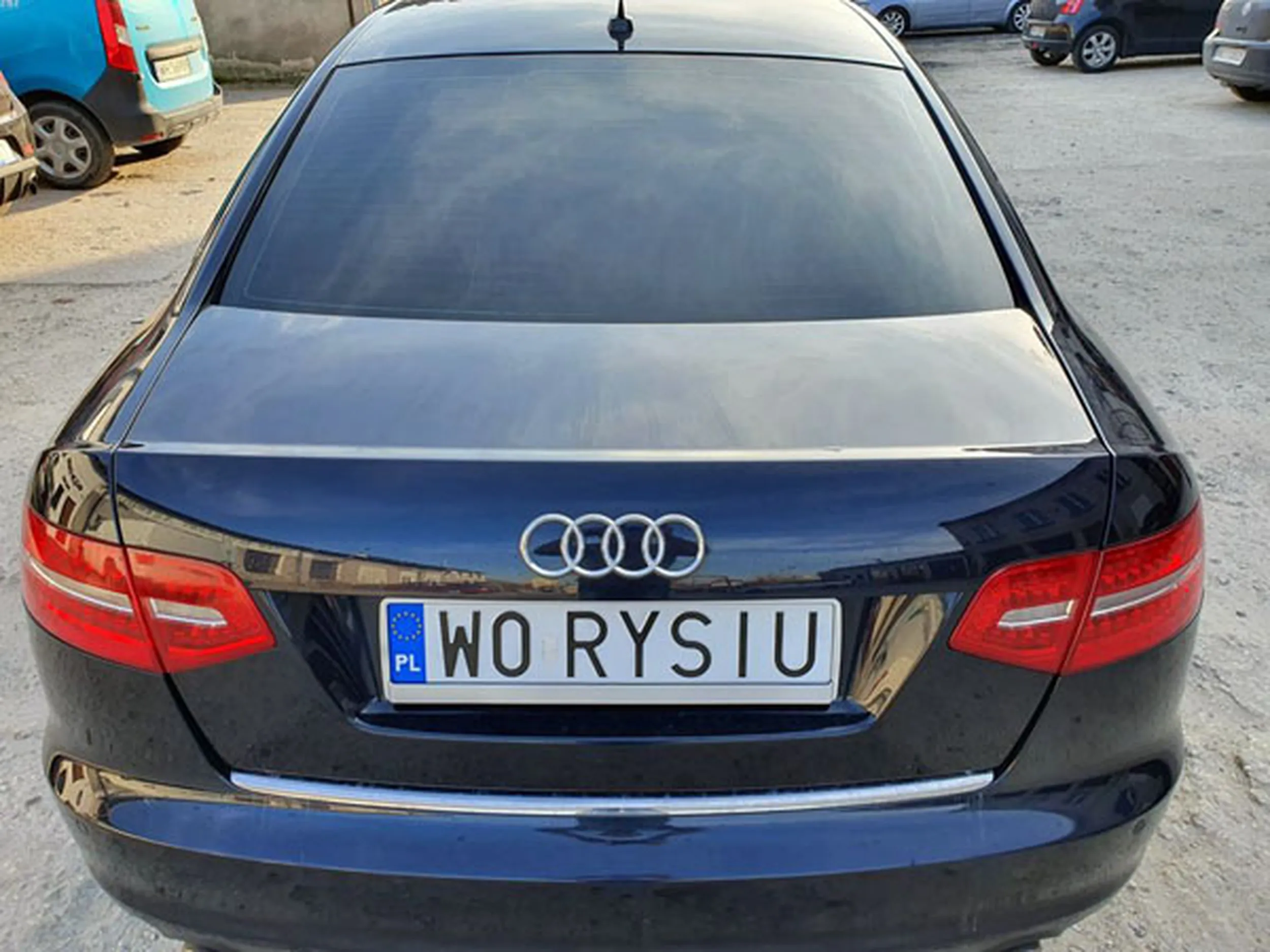 Fajny numer, blacha W0 RYSIU