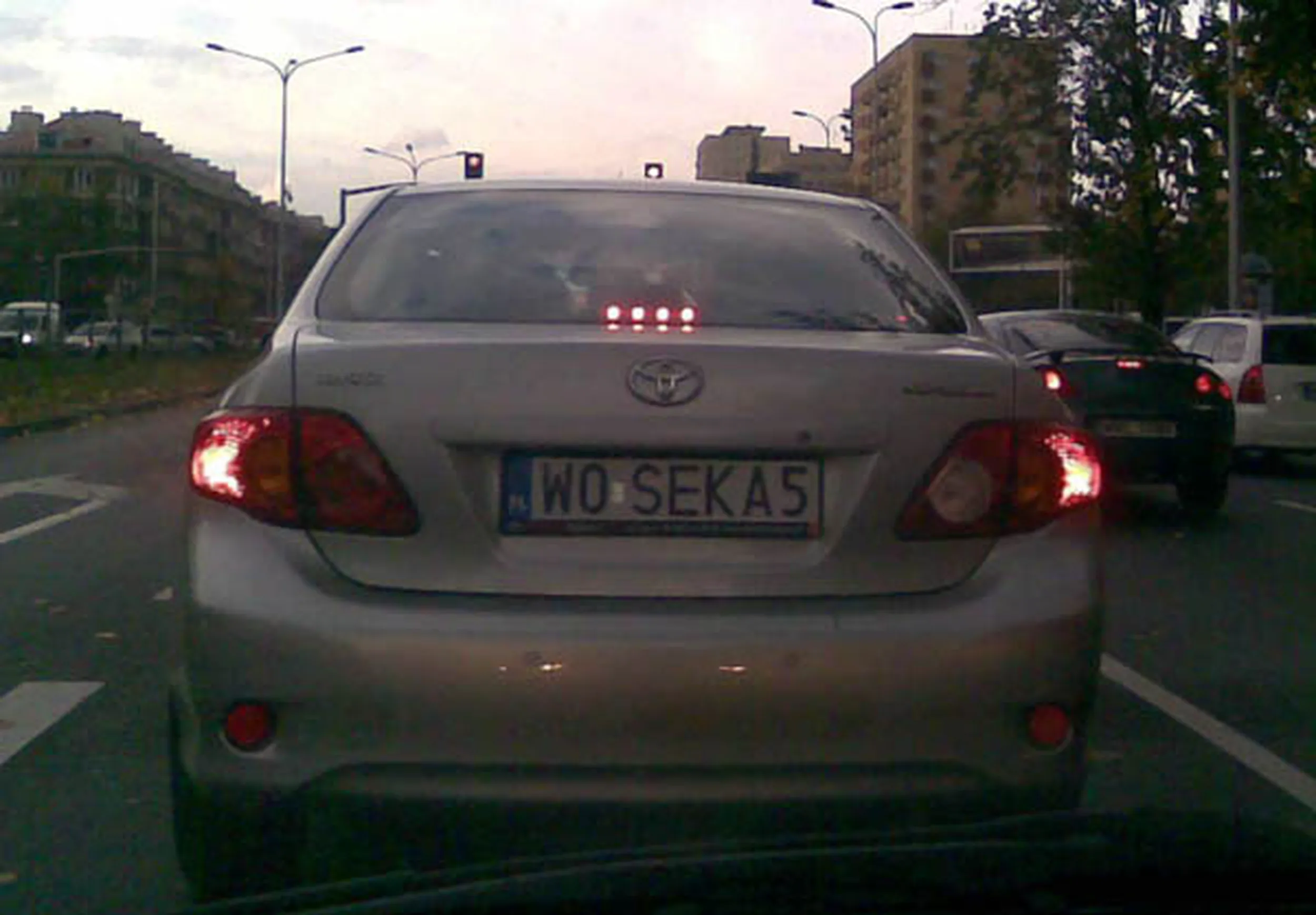 Fajny numer, blacha W0 SEKA5