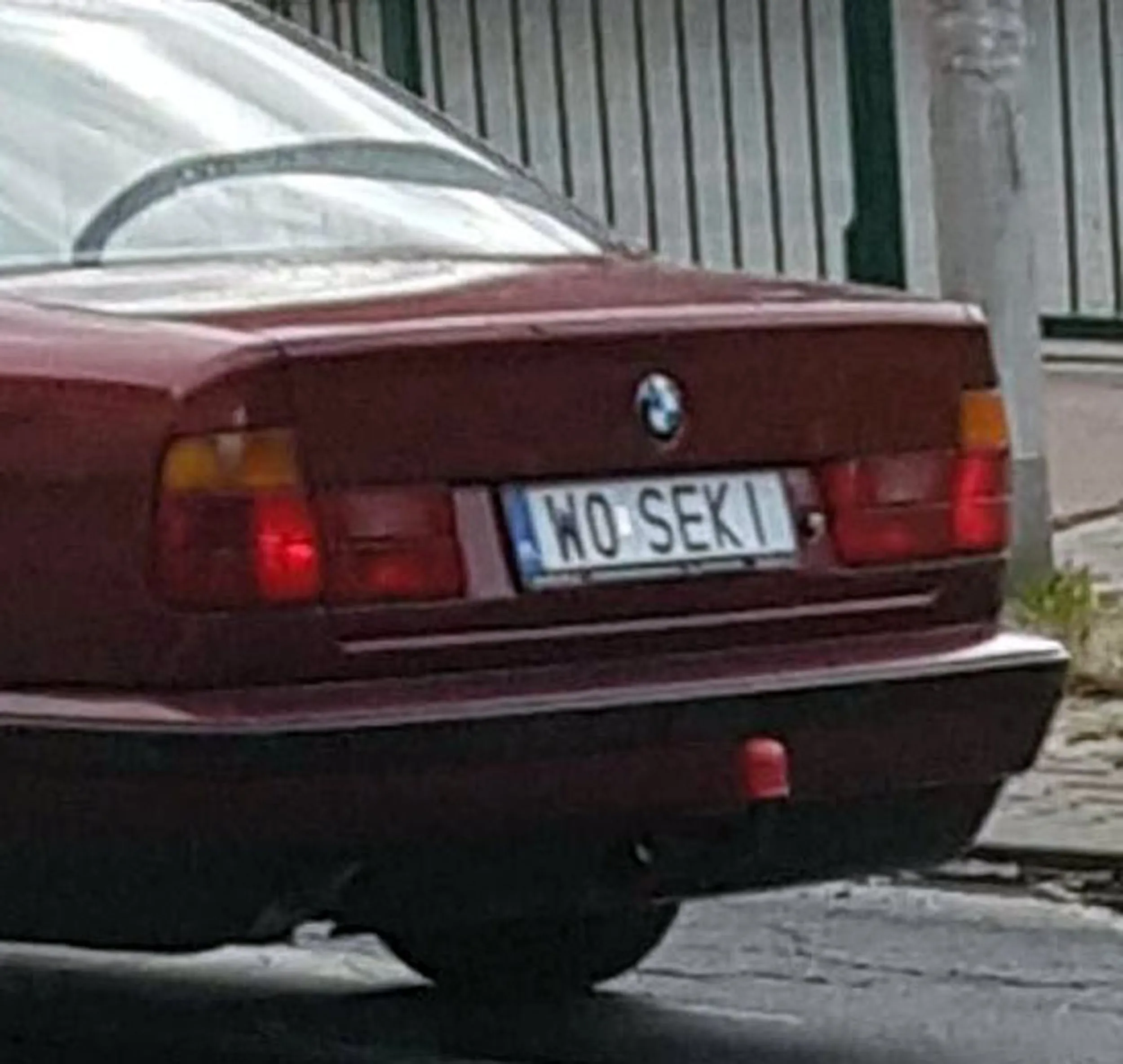 Fajny numer, blacha W0 SEKI