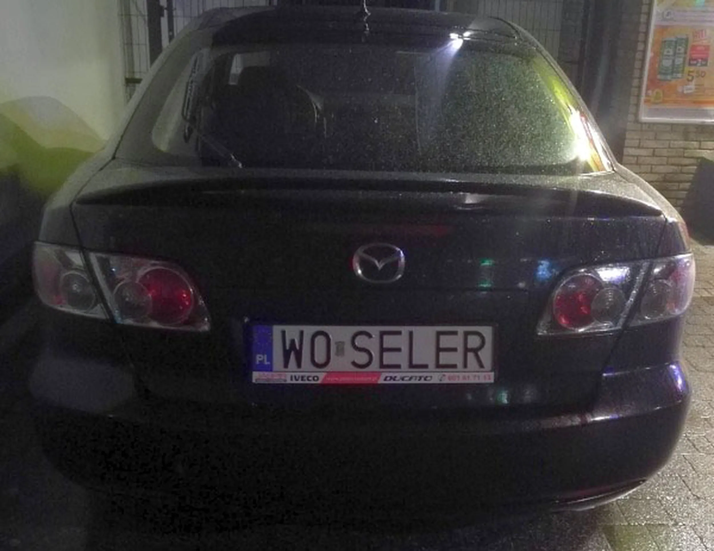 Fajny numer, blacha W0 SELER