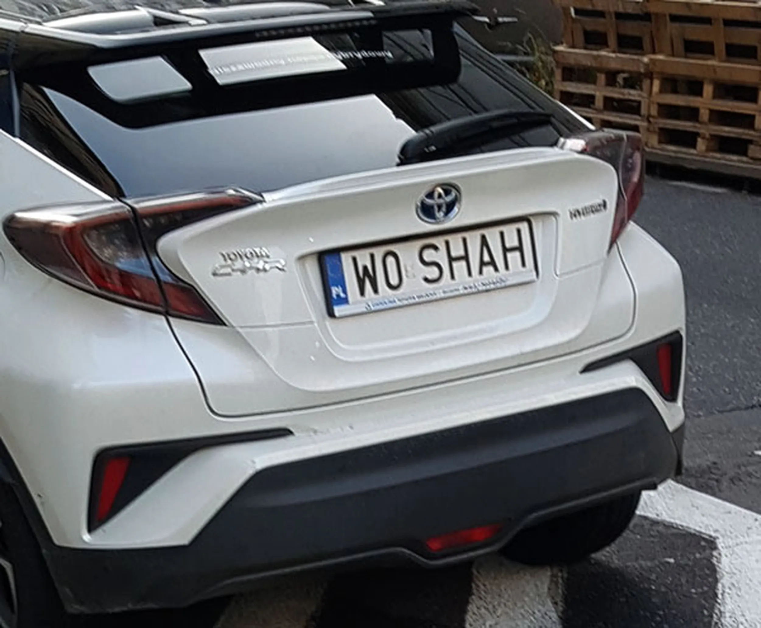 Fajny numer, blacha W0 SHAH