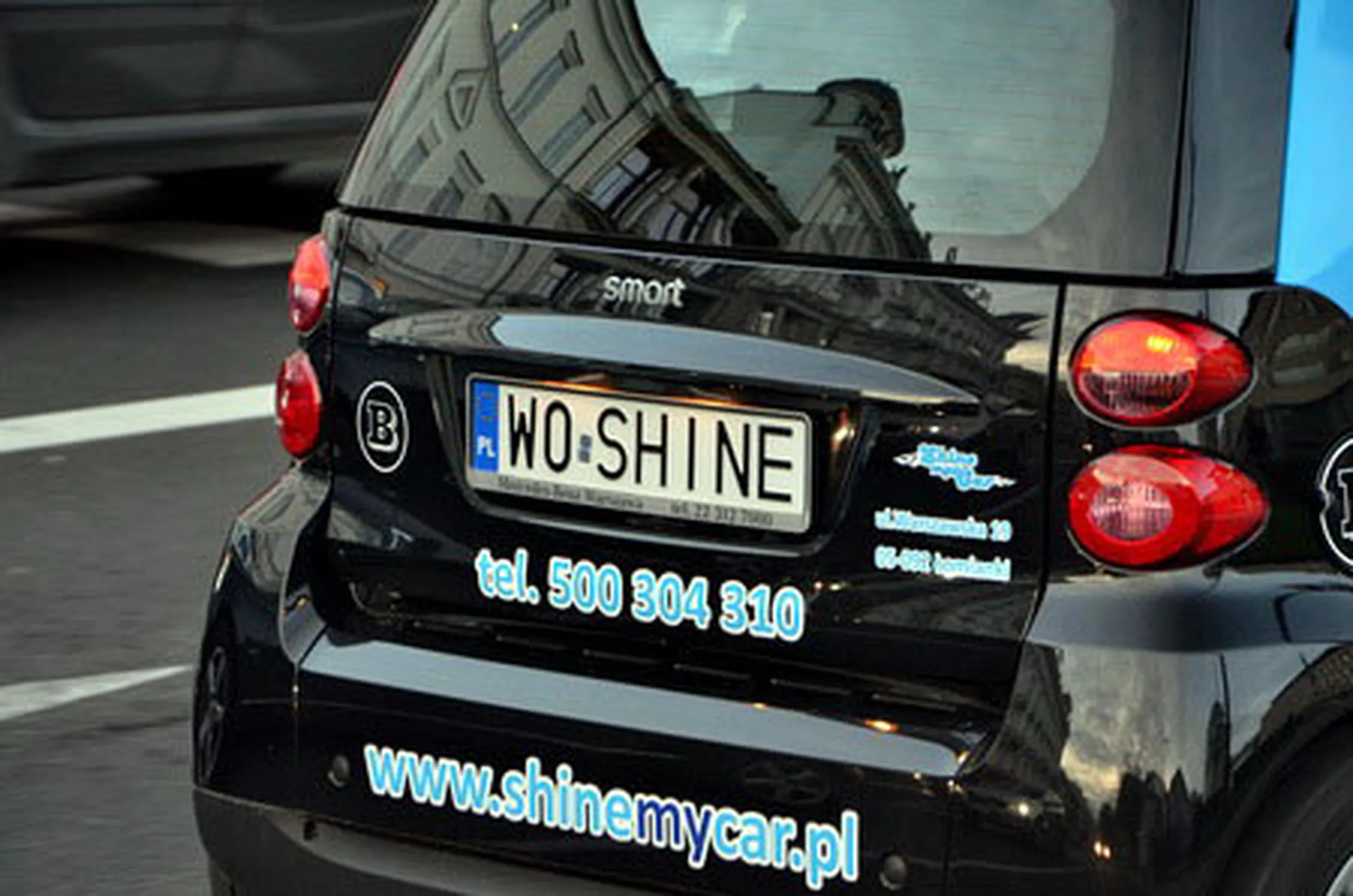 Fajny numer, blacha W0 SHINE