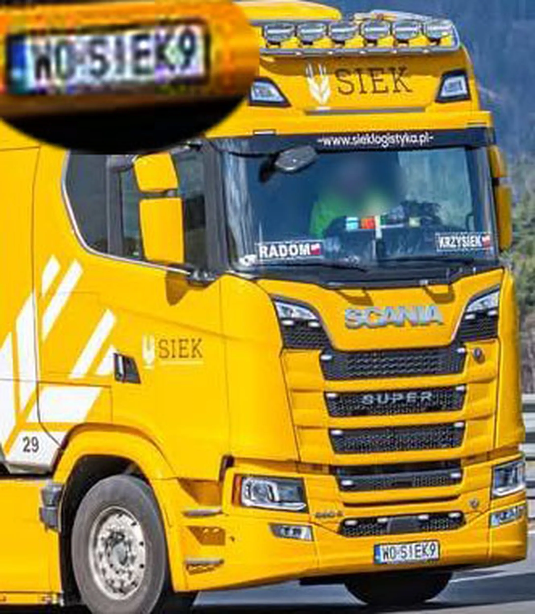 Fajny numer, blacha W0 SIEK9