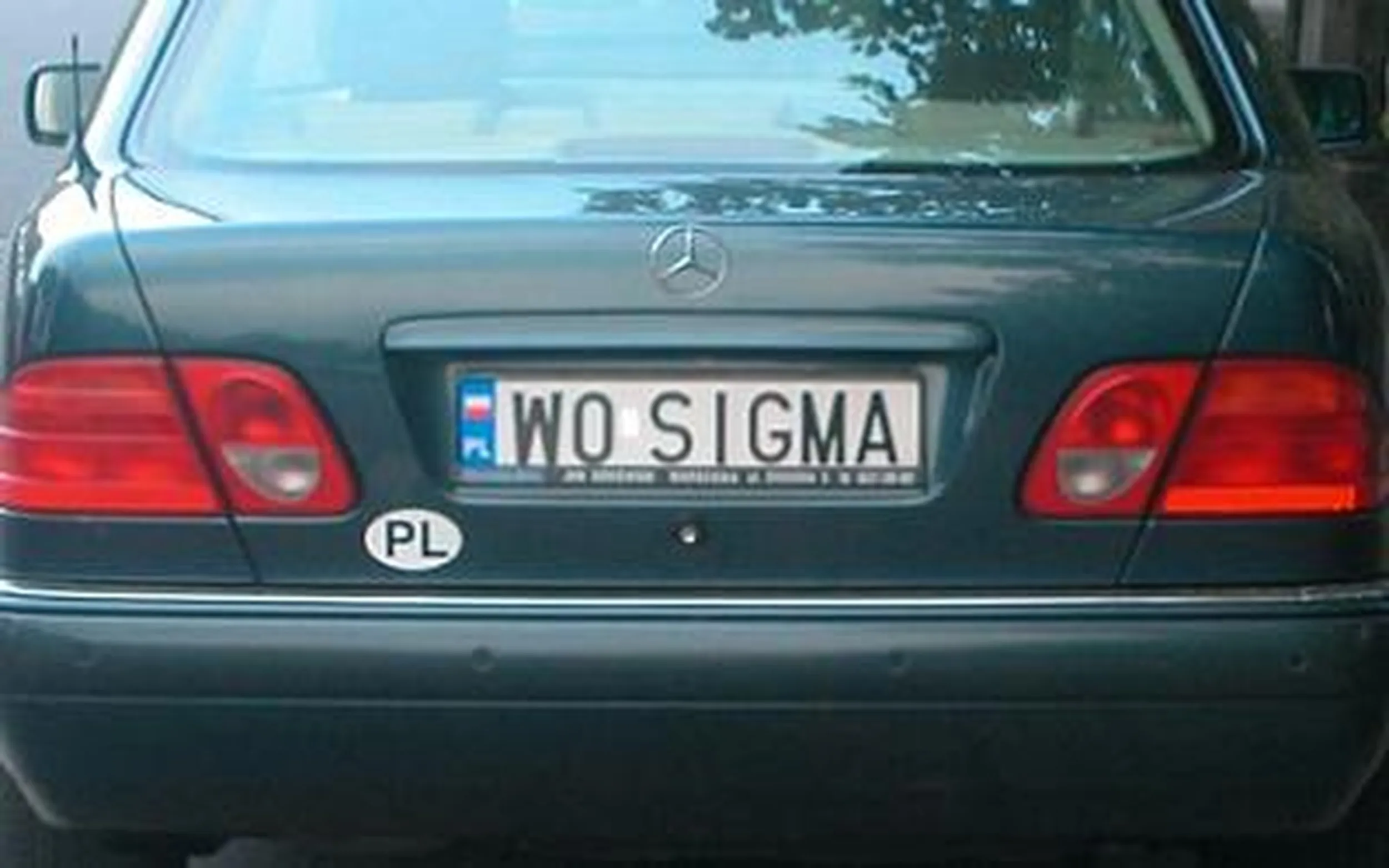 Fajny numer, blacha W0 SIGMA