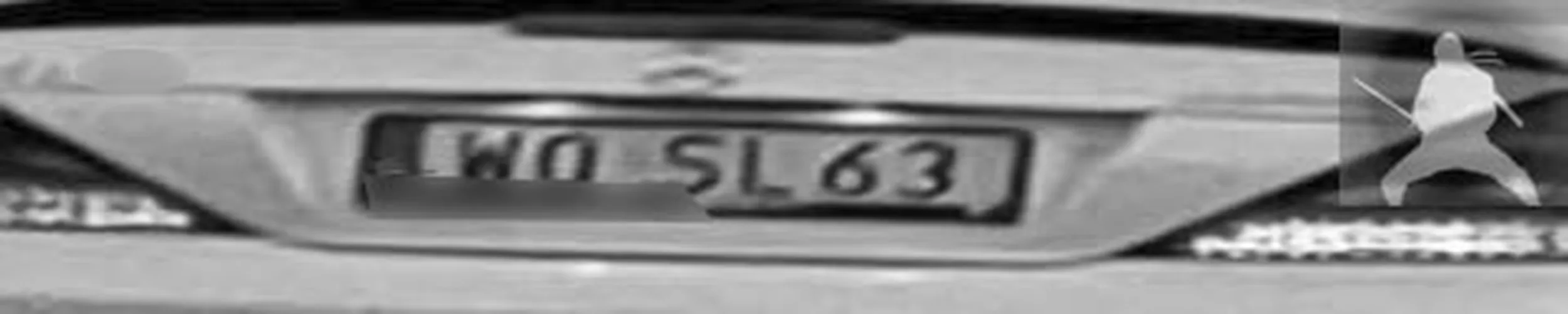 Fajny numer, blacha W0 SL63