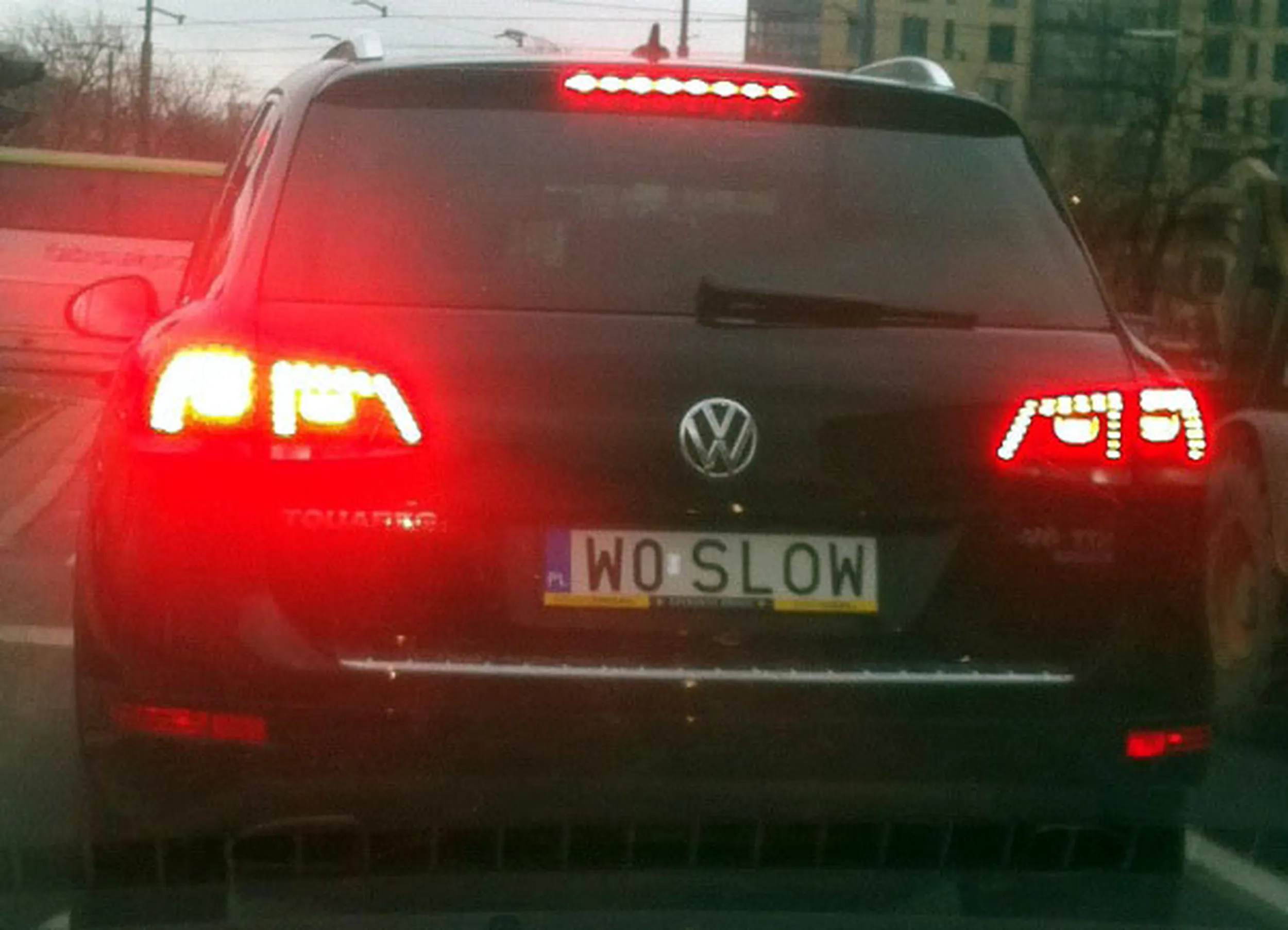 Fajny numer, blacha W0 SLOW