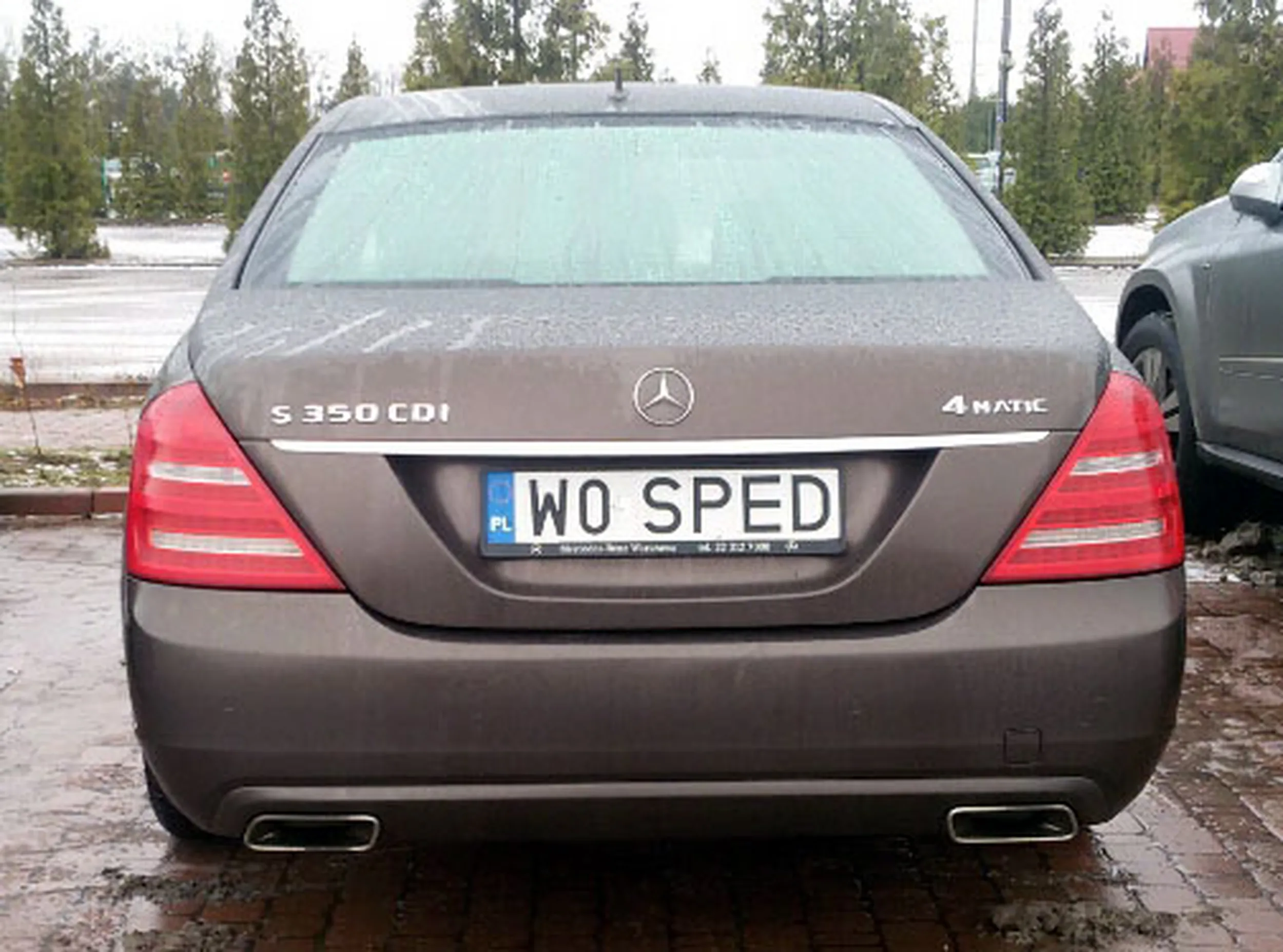 Fajny numer, blacha W0 SPED