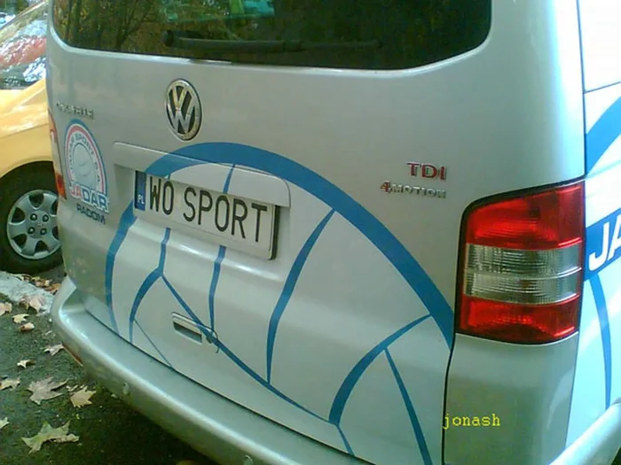 Fajny numer, blacha W0 SPORT