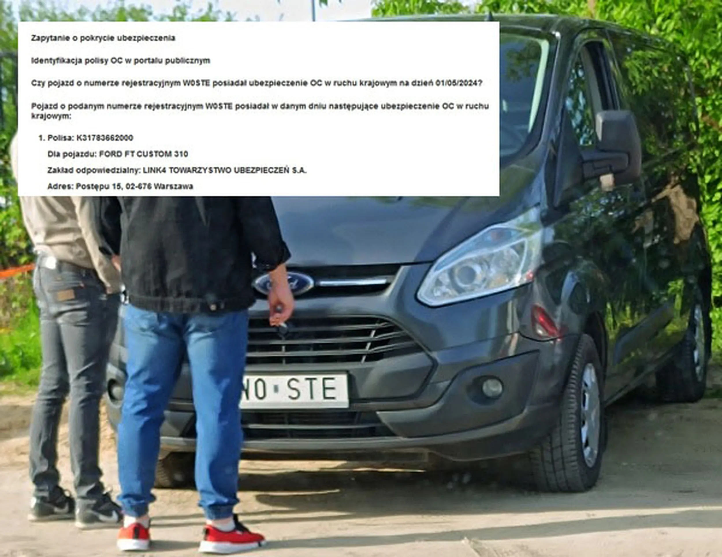 Fajny numer, blacha W0 STE