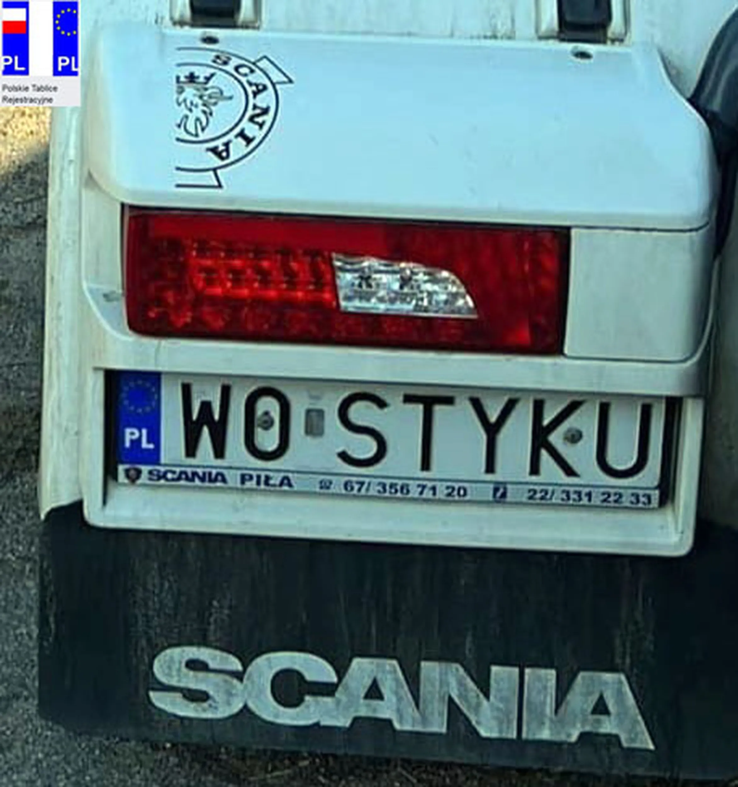 Fajny numer, blacha W0 STYKU