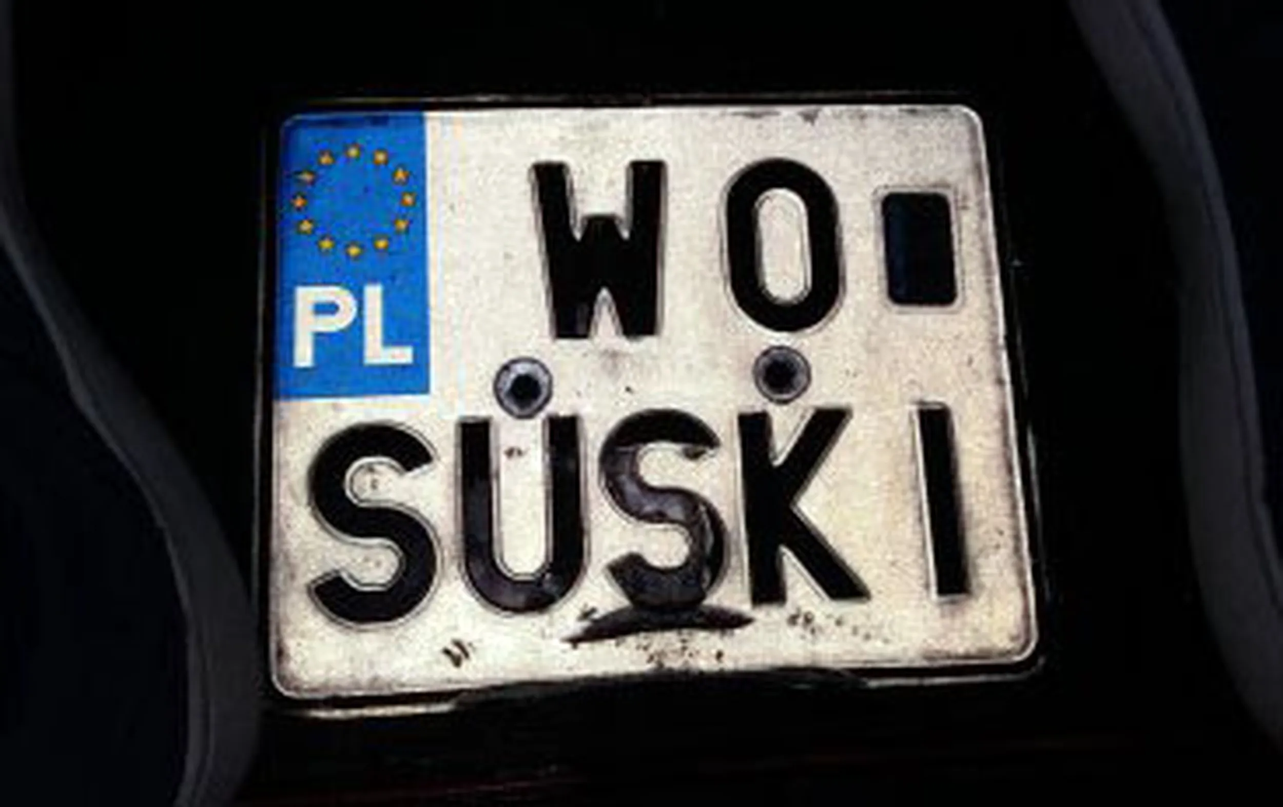 Fajny numer, blacha W0 SUSKI