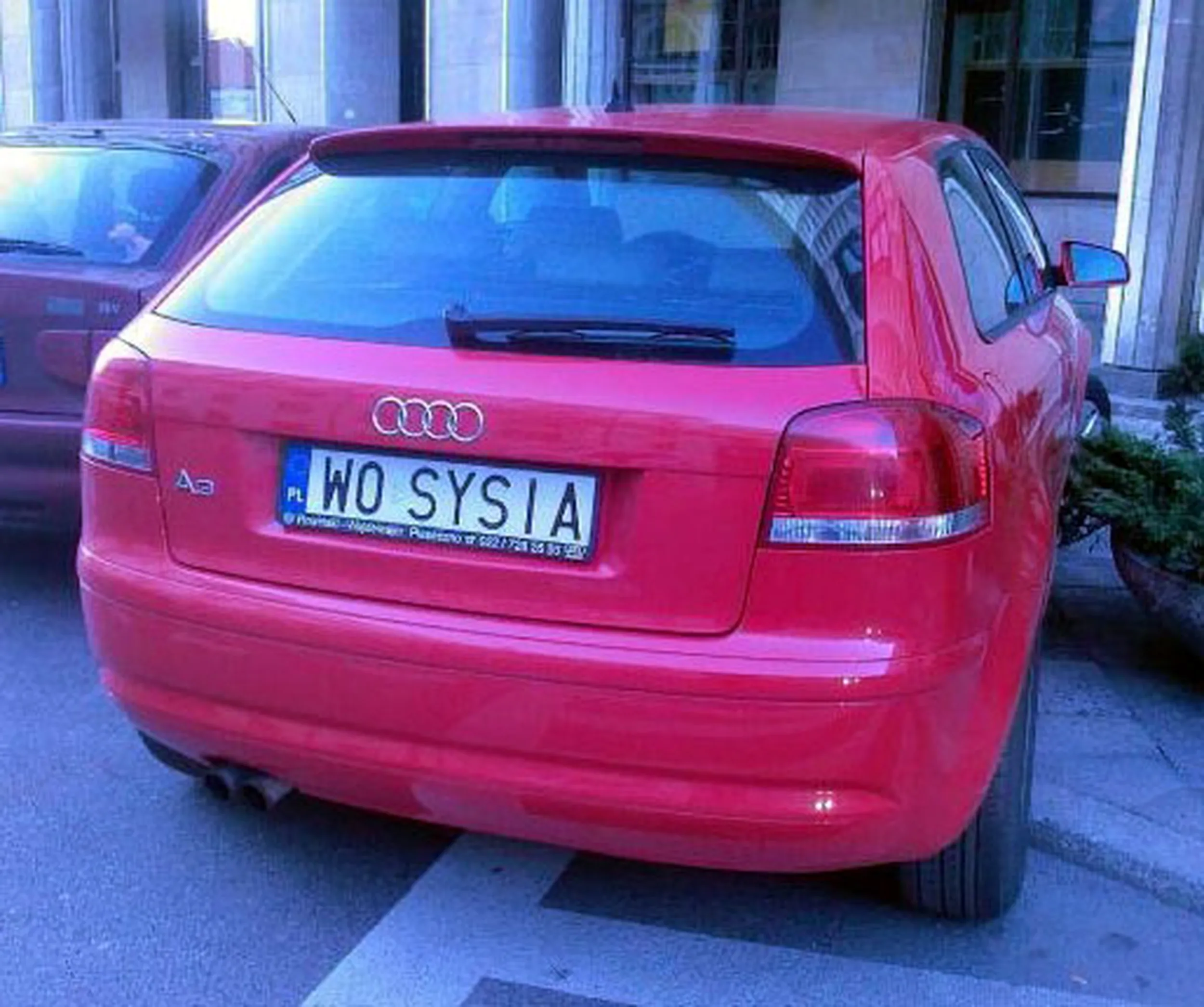 Fajny numer, blacha W0 SYSIA