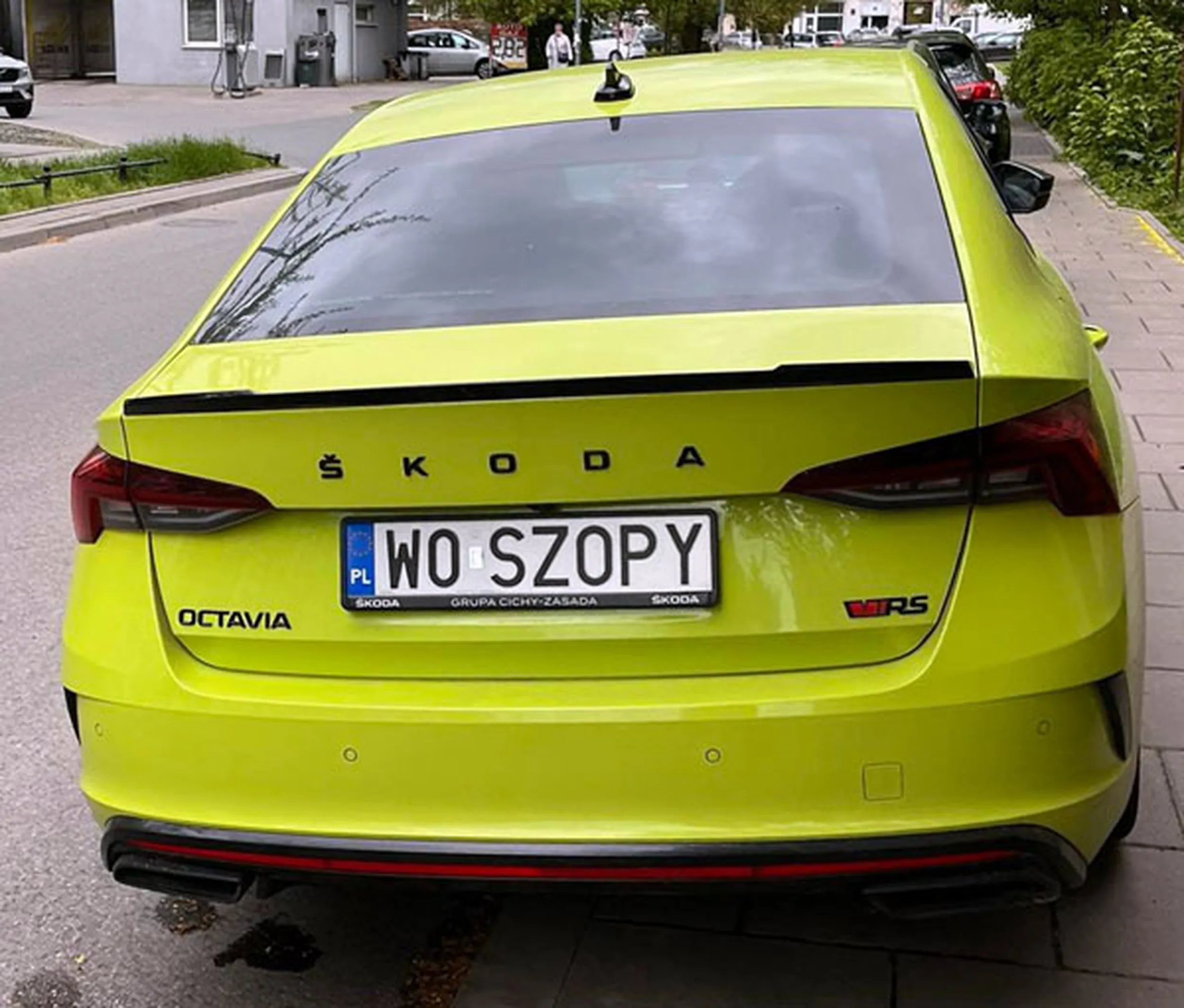 Fajny numer, blacha W0 SZOPY