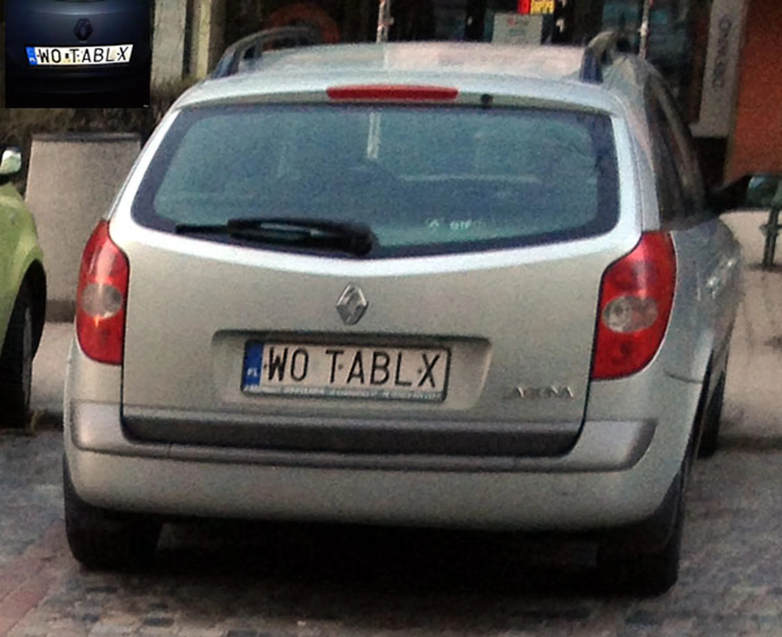 Fajny numer, blacha W0 TABLX
