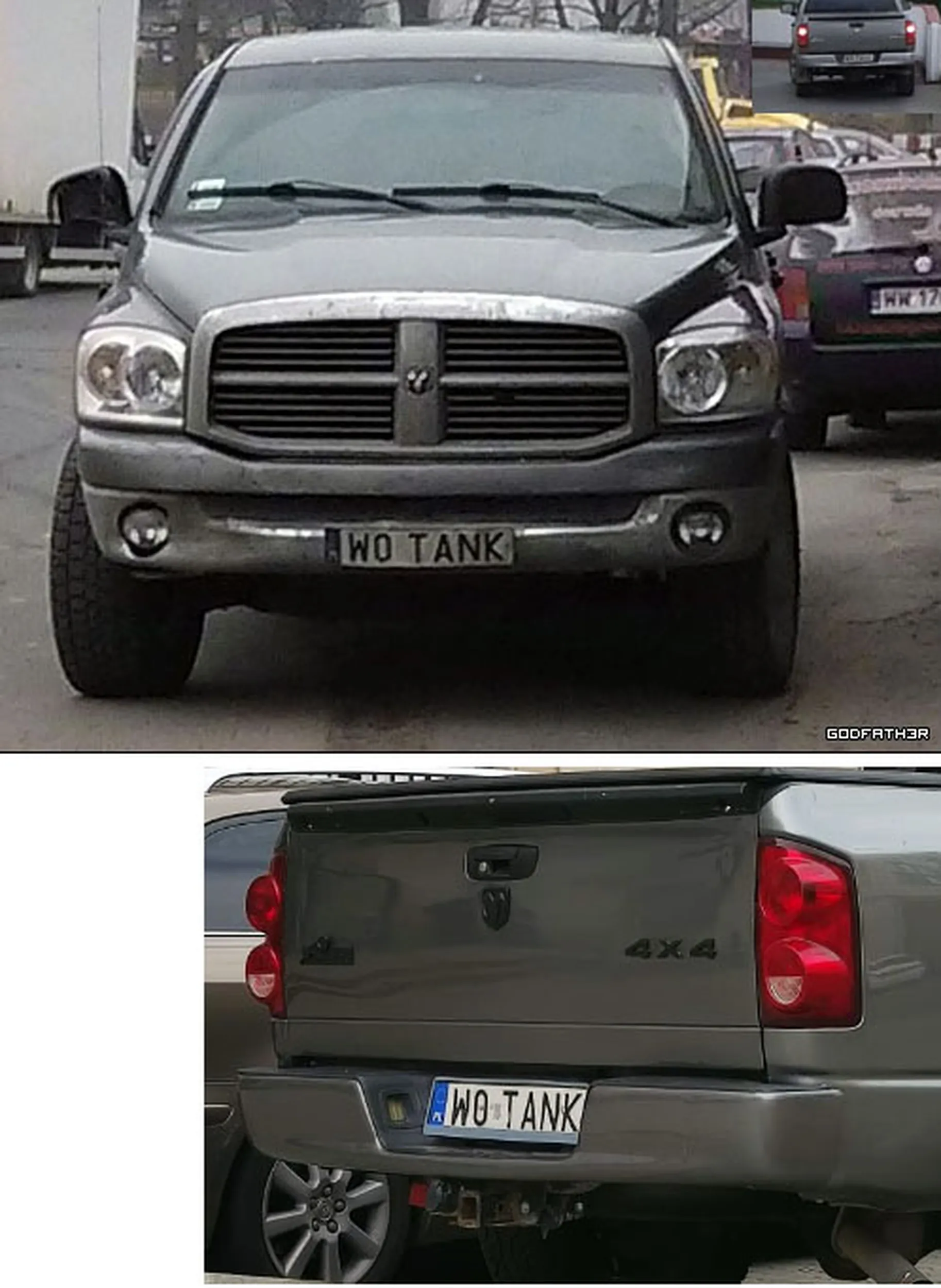 Fajny numer, blacha W0 TANK