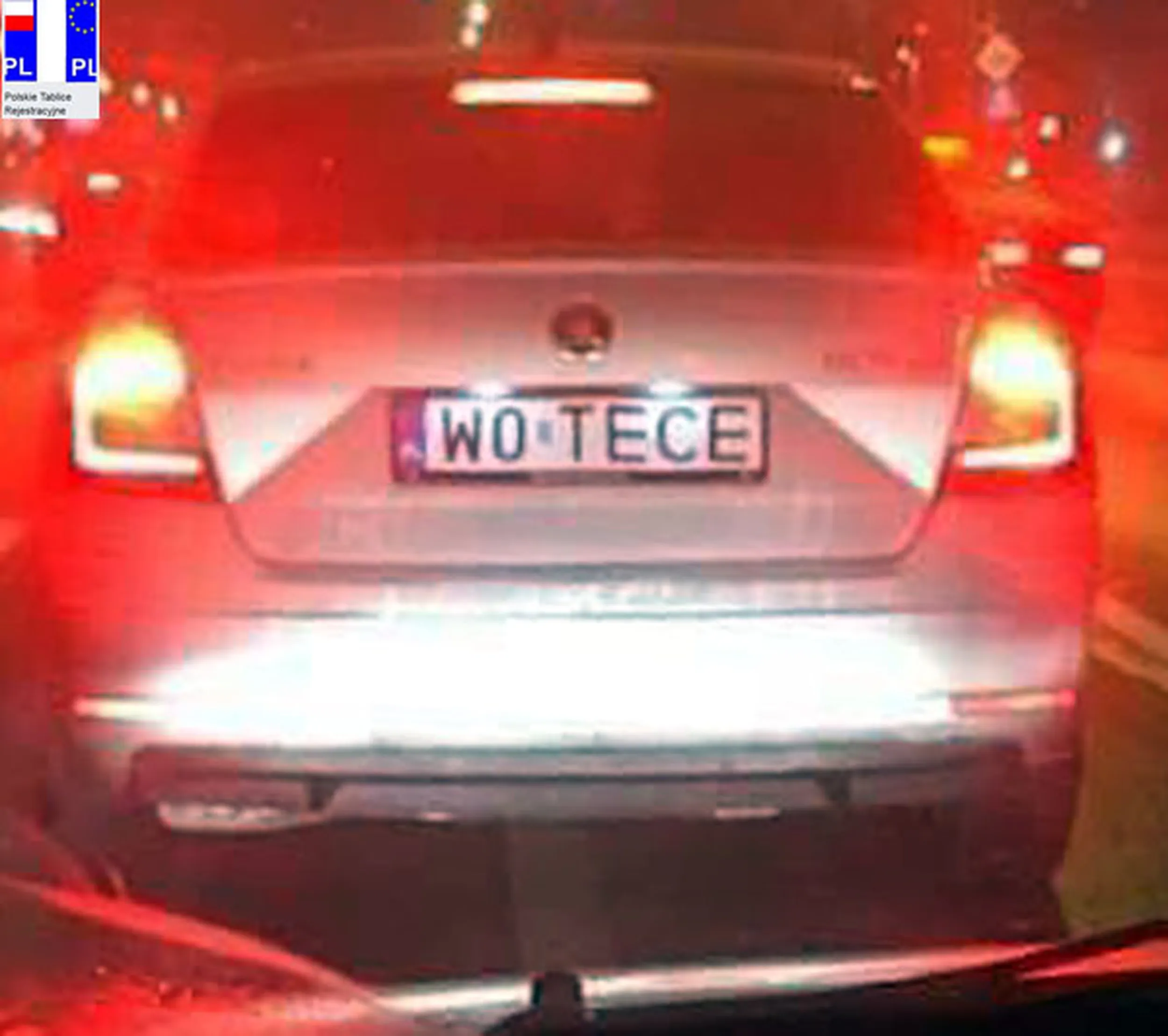 Fajny numer, blacha W0 TECE