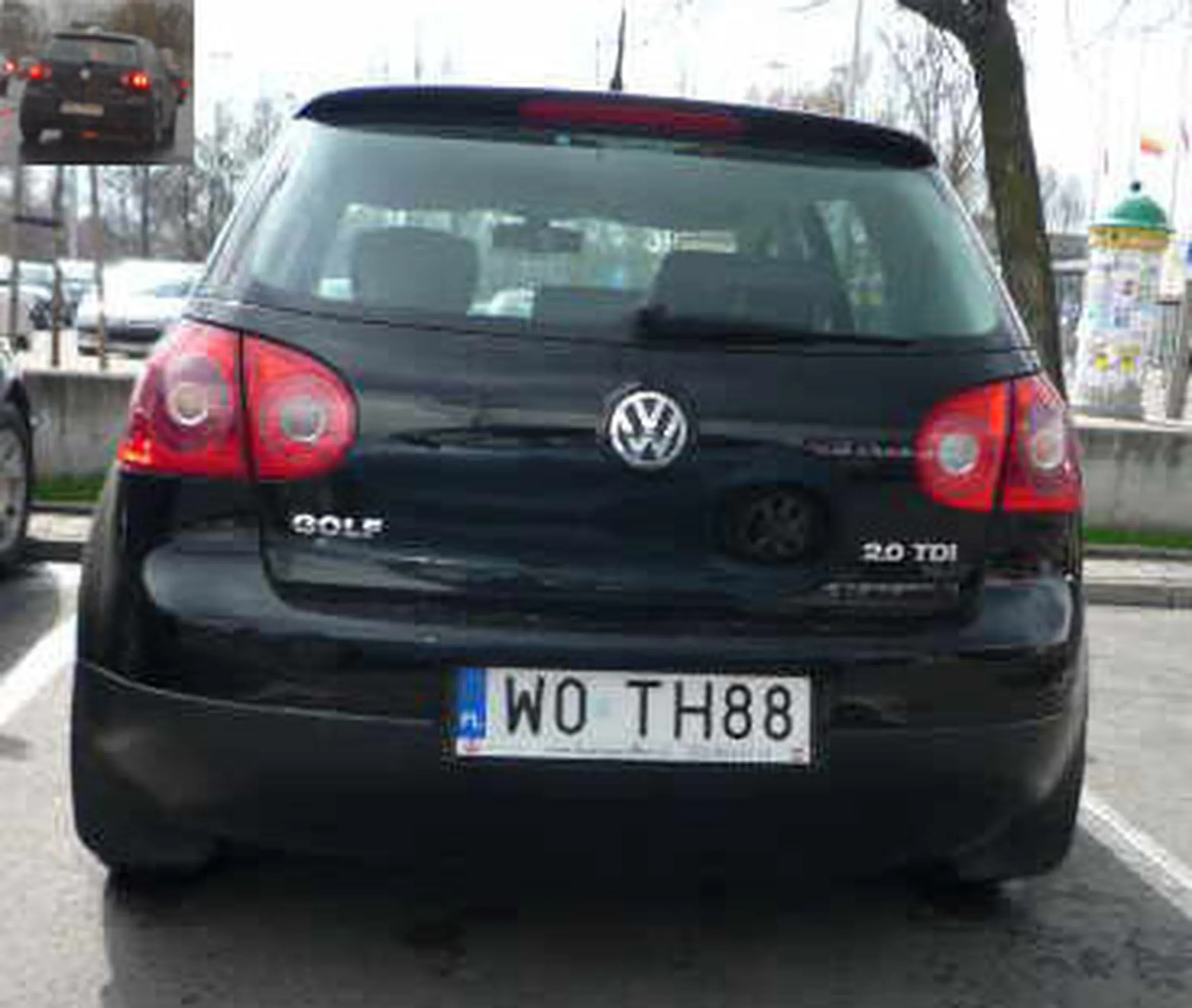 Fajny numer, blacha W0 TH88