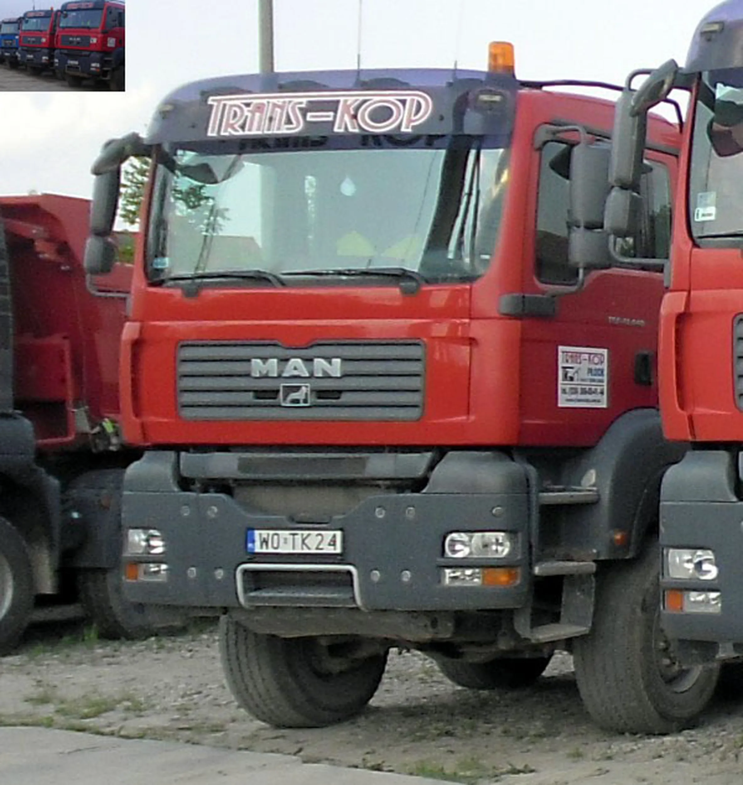 Fajny numer, blacha W0 TK24