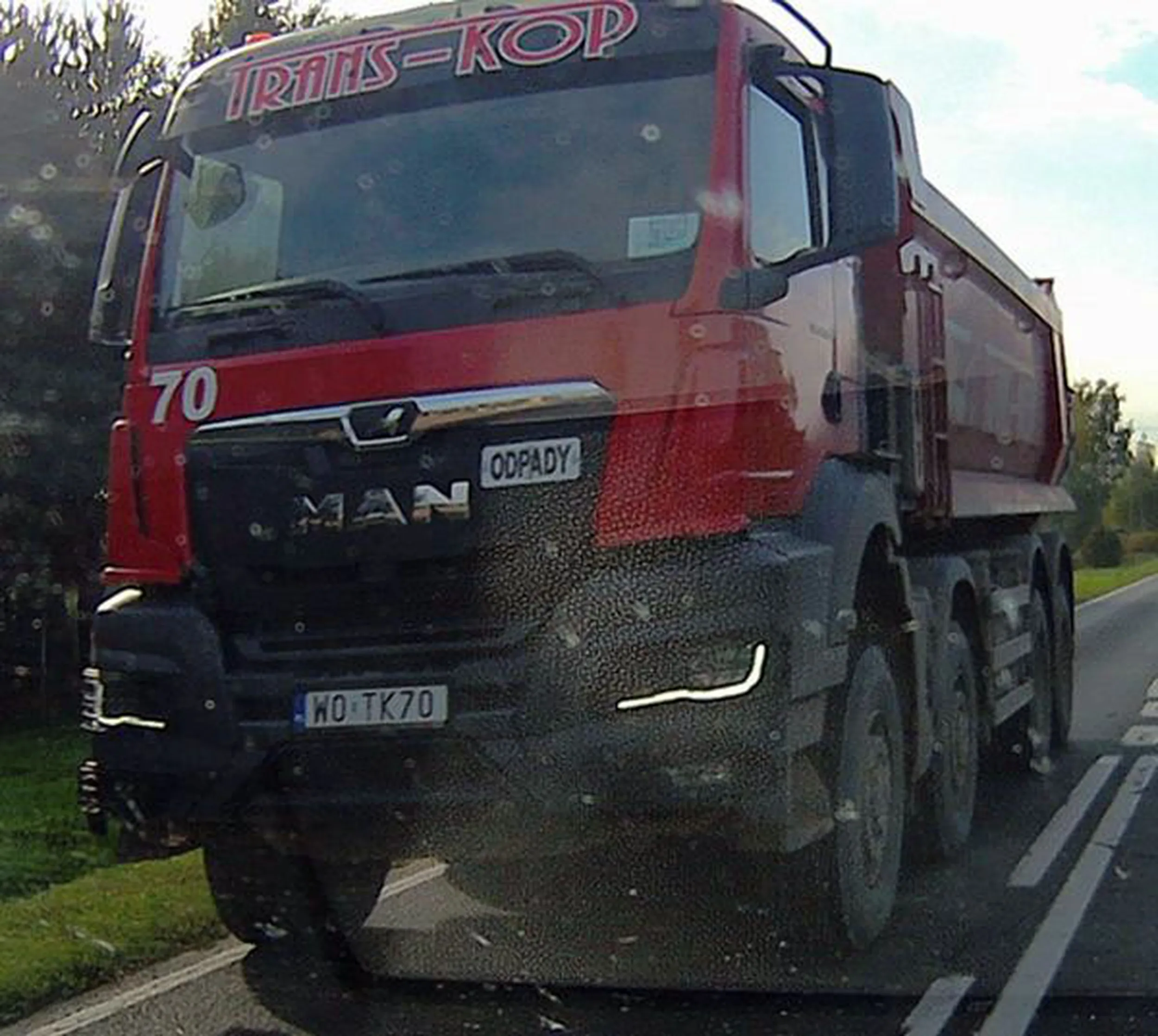 Fajny numer, blacha W0 TK70