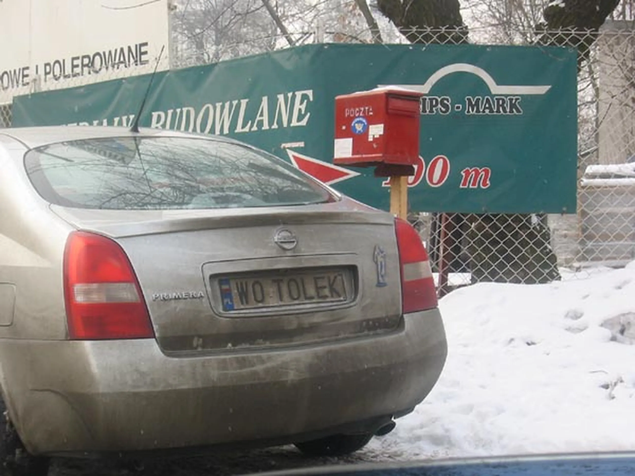 Fajny numer, blacha W0 TOLEK